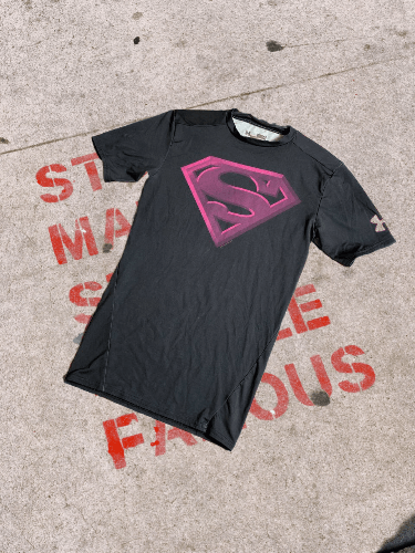 DC Comics × Under Armour Superman Under Armour Heatgear Compression T Shirt Size M Size US M / EU 48-50 / 2 - 1 Thumbnail