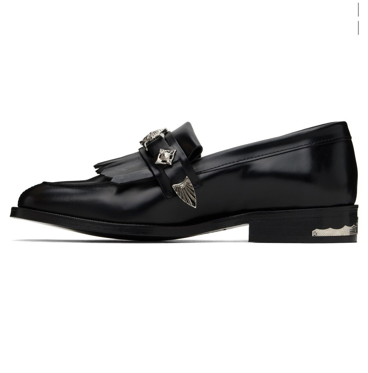 TOGA VIRILIS TOGA VIRILIS Buckle-Detailed Brushed Leather Loafers Size US 9 / EU 42 - 4 Thumbnail