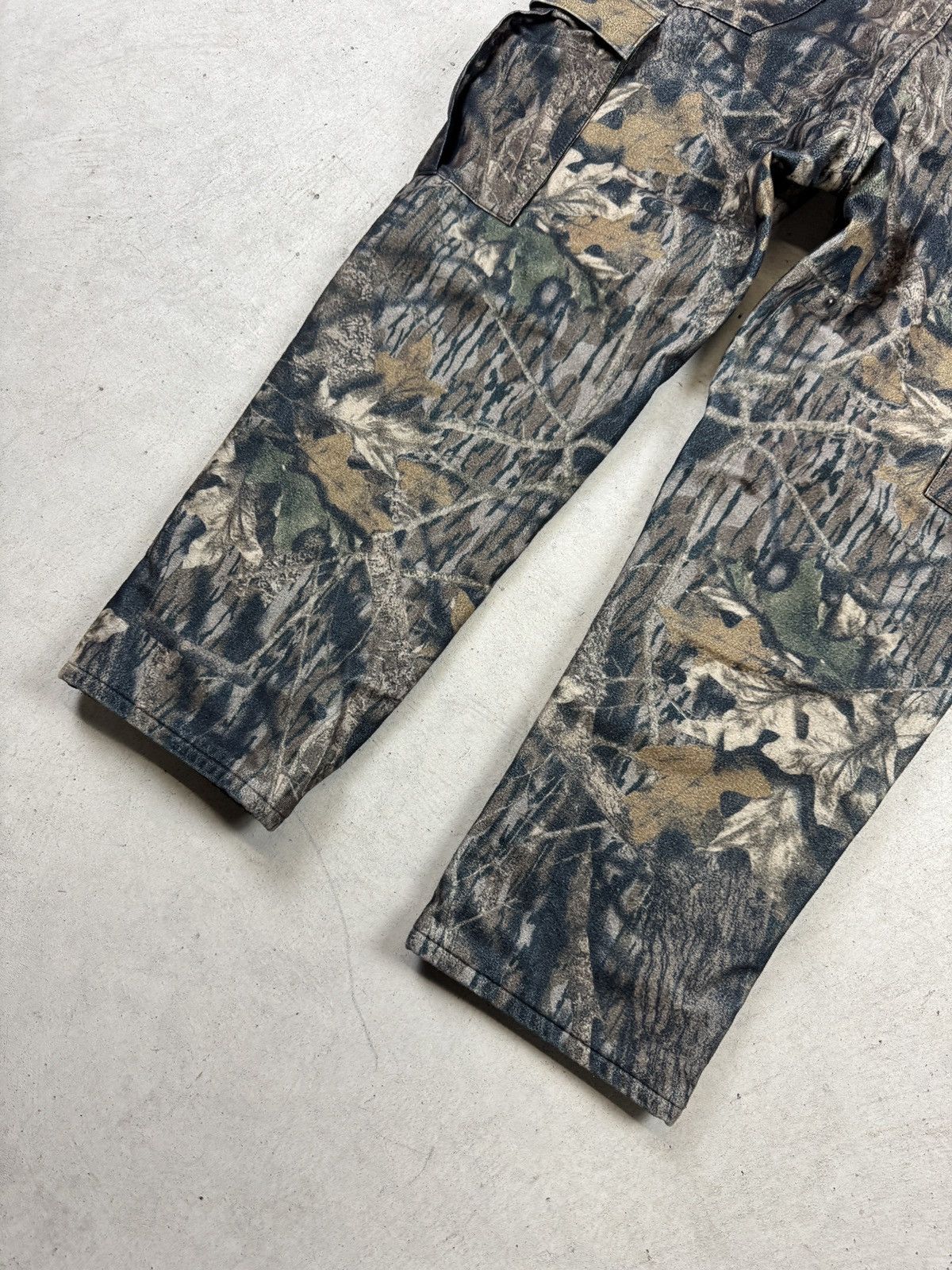 Realtree × Vintage Fleece Camo Cargo Pants Size US 38 / EU 54 - 5 Thumbnail