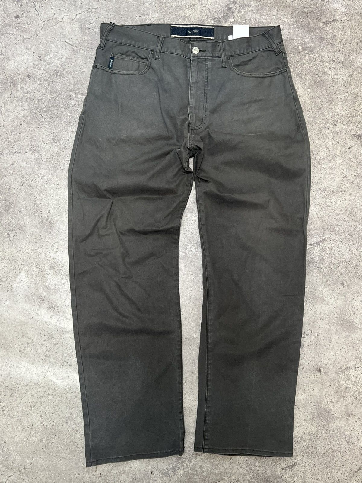 Armani × Vintage Vintage Armani Pocket Logo Baggy Jeans Y2K 34 Size US 34 / EU 50 - 5 Thumbnail