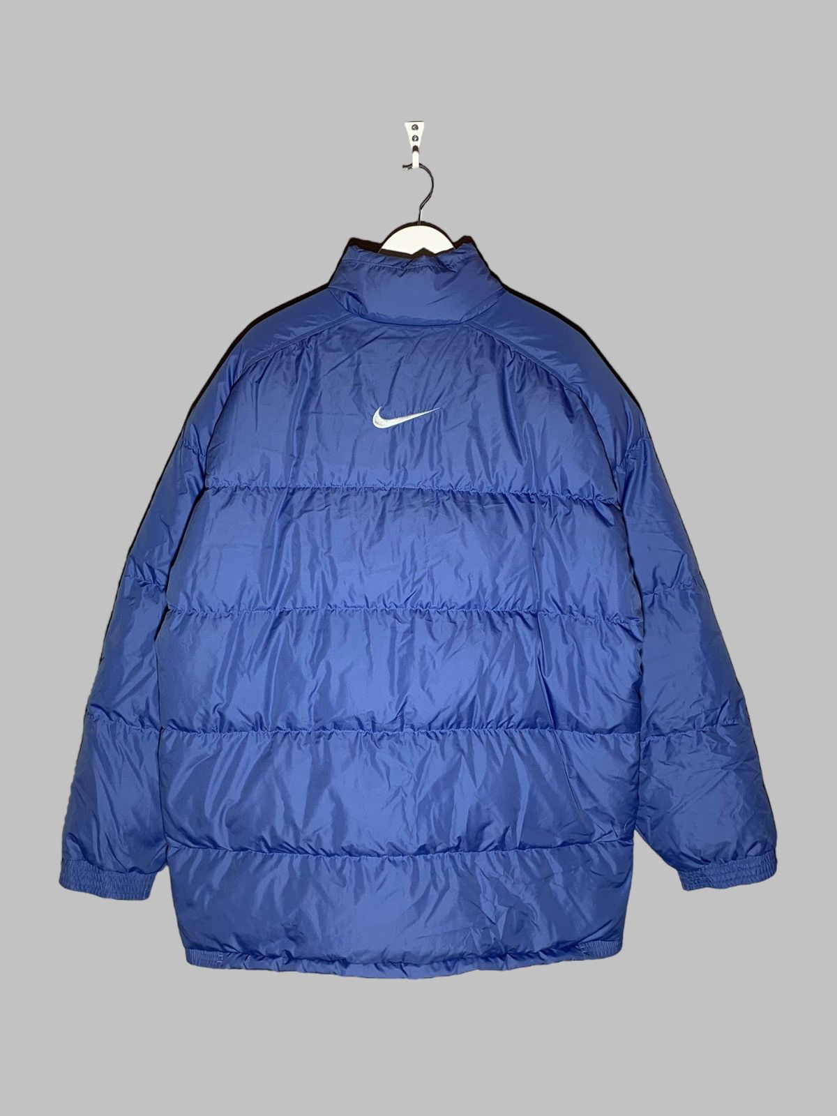 Nike × Vintage Vintage 90s Nike Down Puffer Men’s Jacket Size US L / EU 52-54 / 3 - 2 Thumbnail