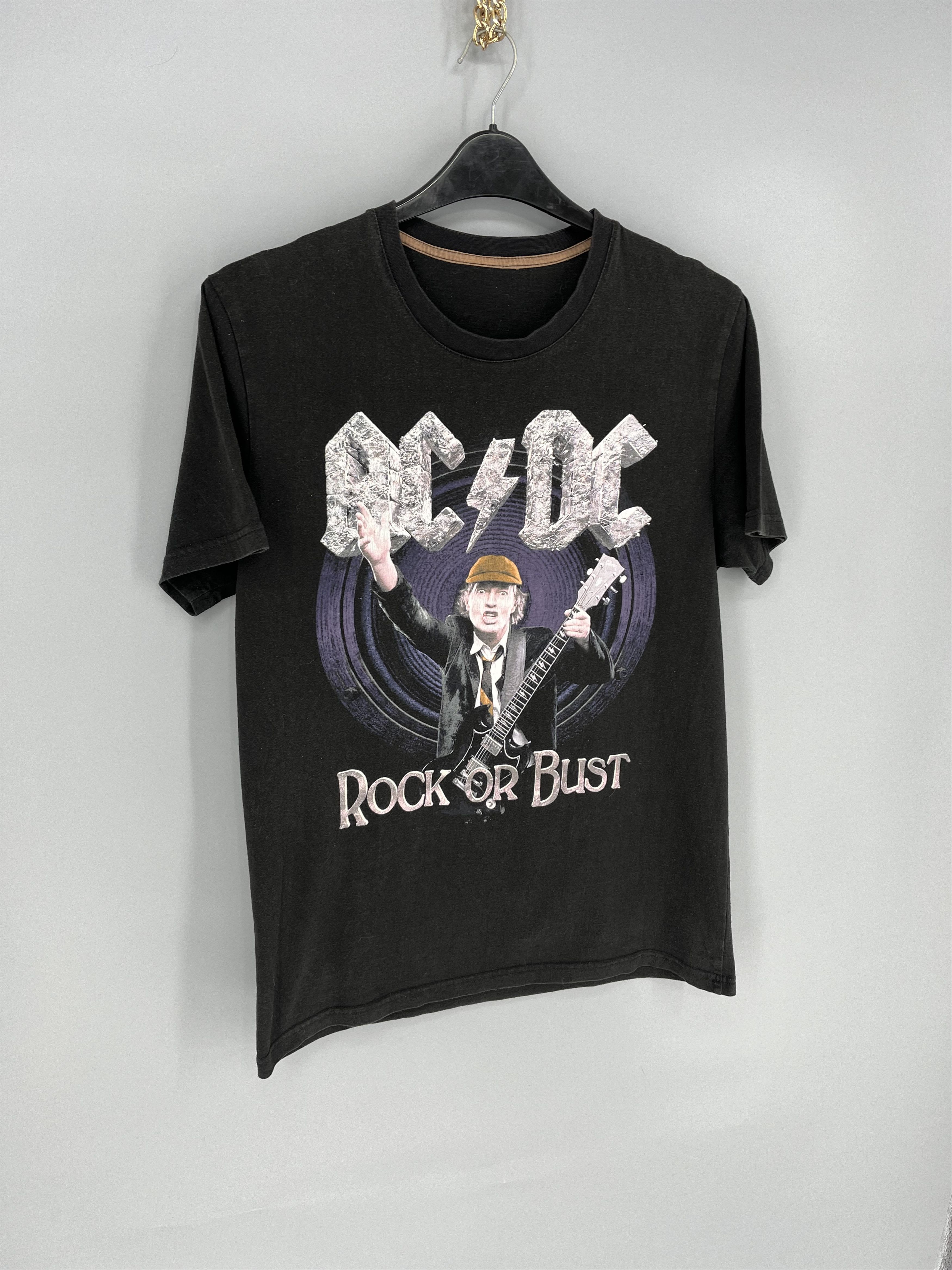 AC/DC × Band Tees Vintage Y2K AC/DC Band Rock Tour Tee Streetwear Style Size US M / EU 48-50 / 2 - 3 Thumbnail