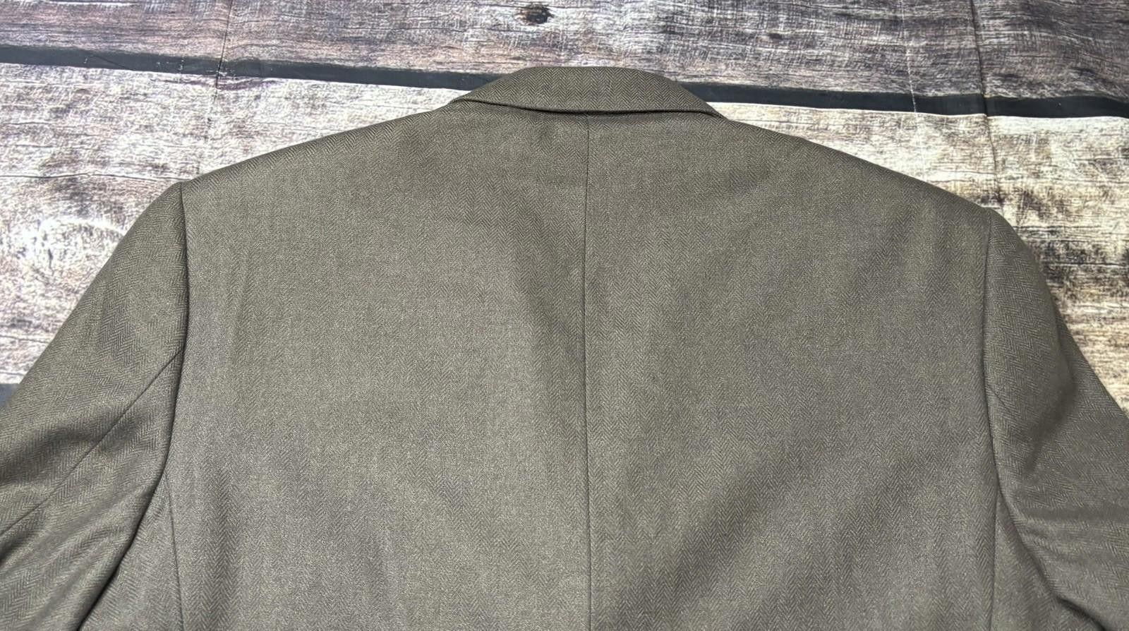 Other Louis Dell Olio Blazer Jacket Mens 44 Cashmere Silk Fishbone Size 44R - 8 Thumbnail