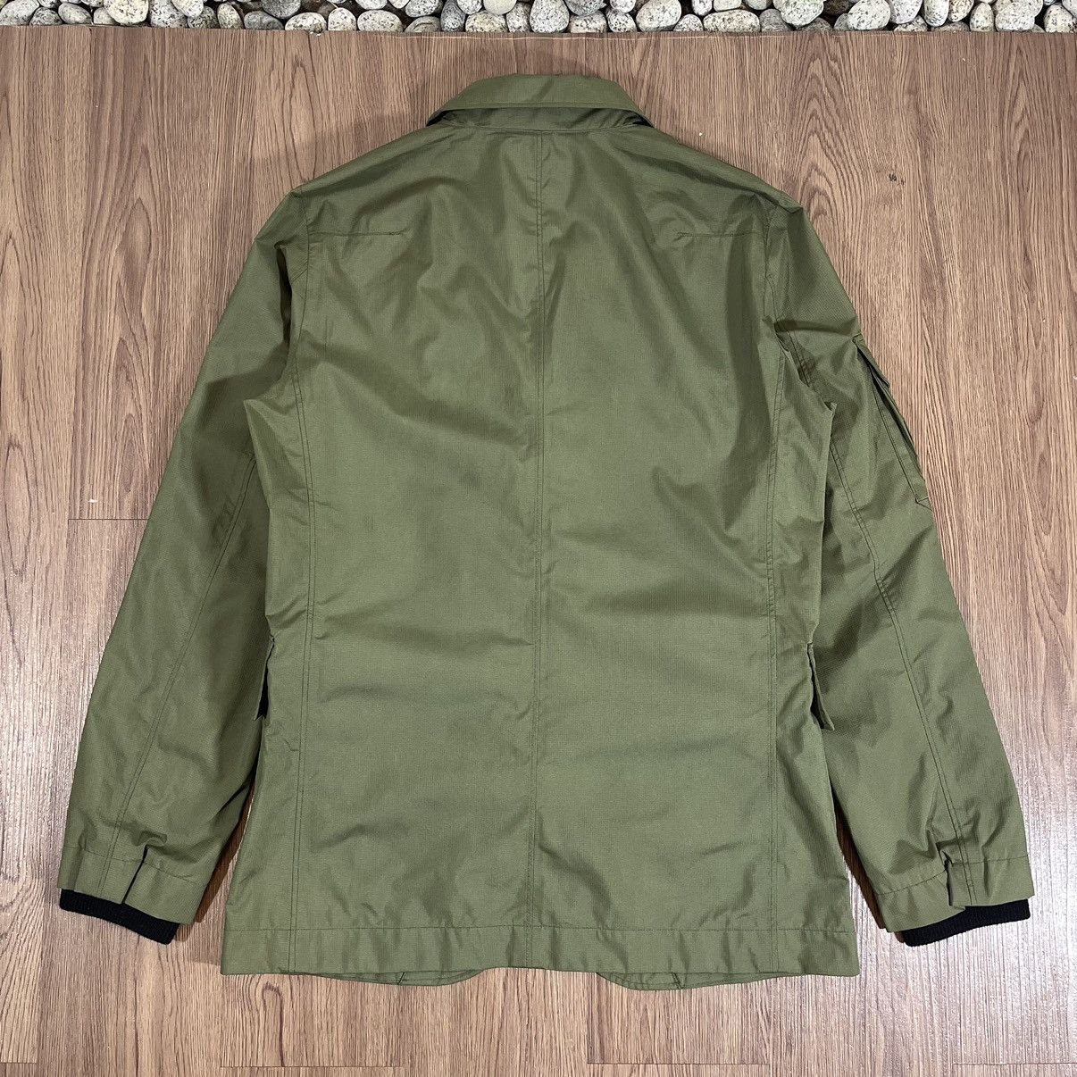 Y-3 Adidas Y-3 Gore-Tex Technical Tailored Blazer – Olive Green Size 40R - 2 Thumbnail