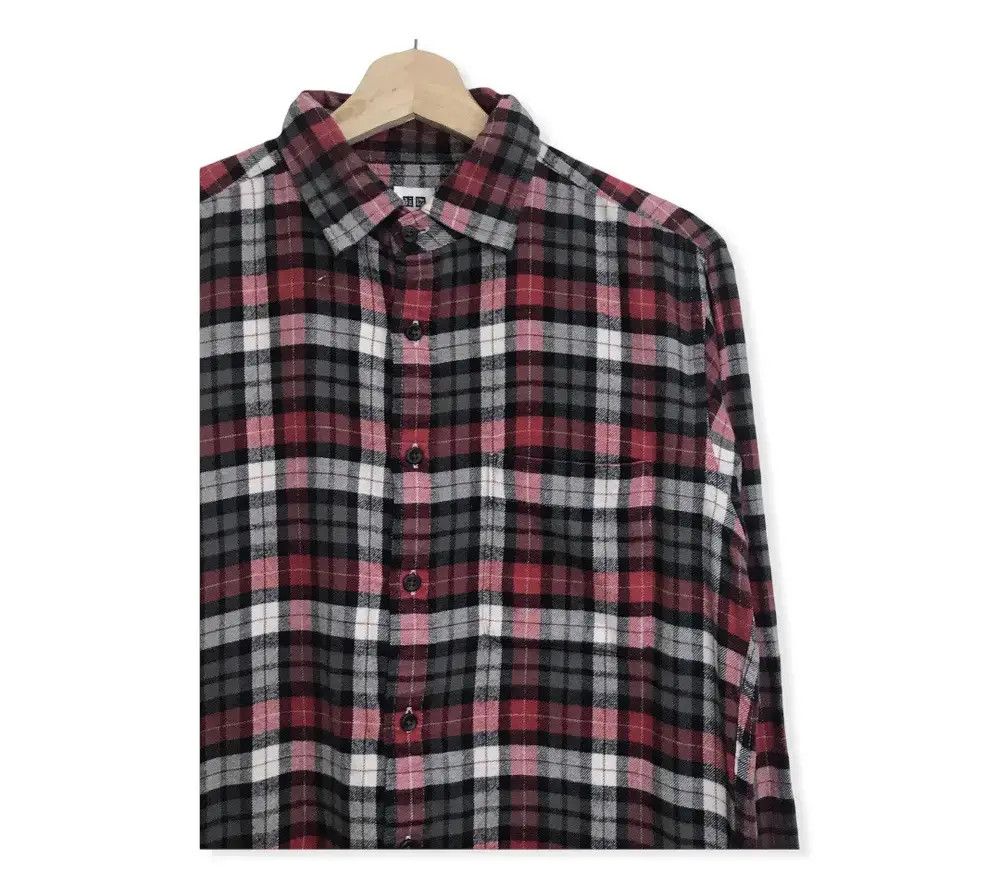 Flannel Japanese Brand Uniqlo Plaid Tartan Flannel Shirt Size US M / EU 48-50 / 2 - 4 Thumbnail
