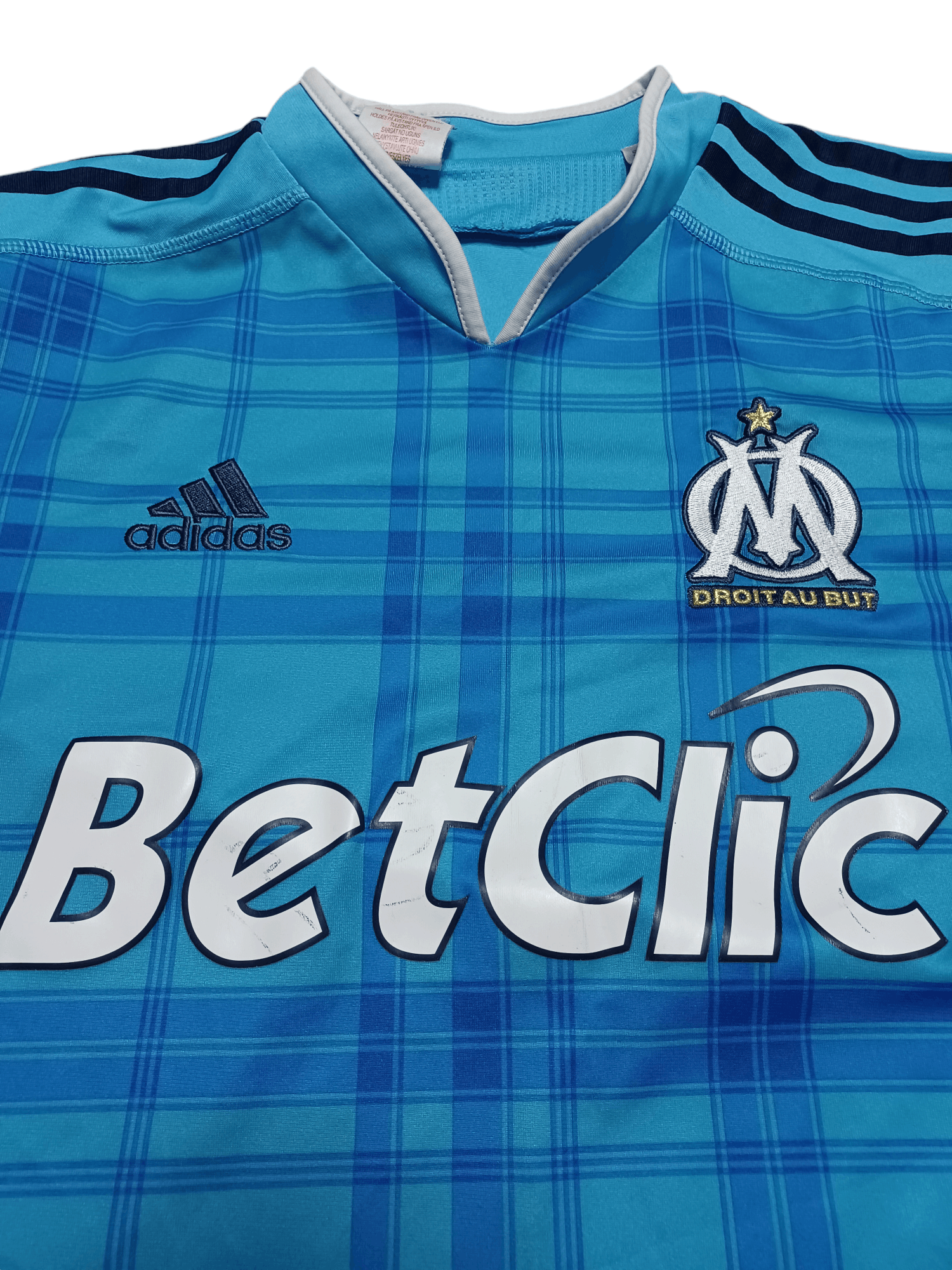 Adidas Olympique Marseille 2010-2011 away kit soccer football Size US M / EU 48-50 / 2 - 3 Thumbnail
