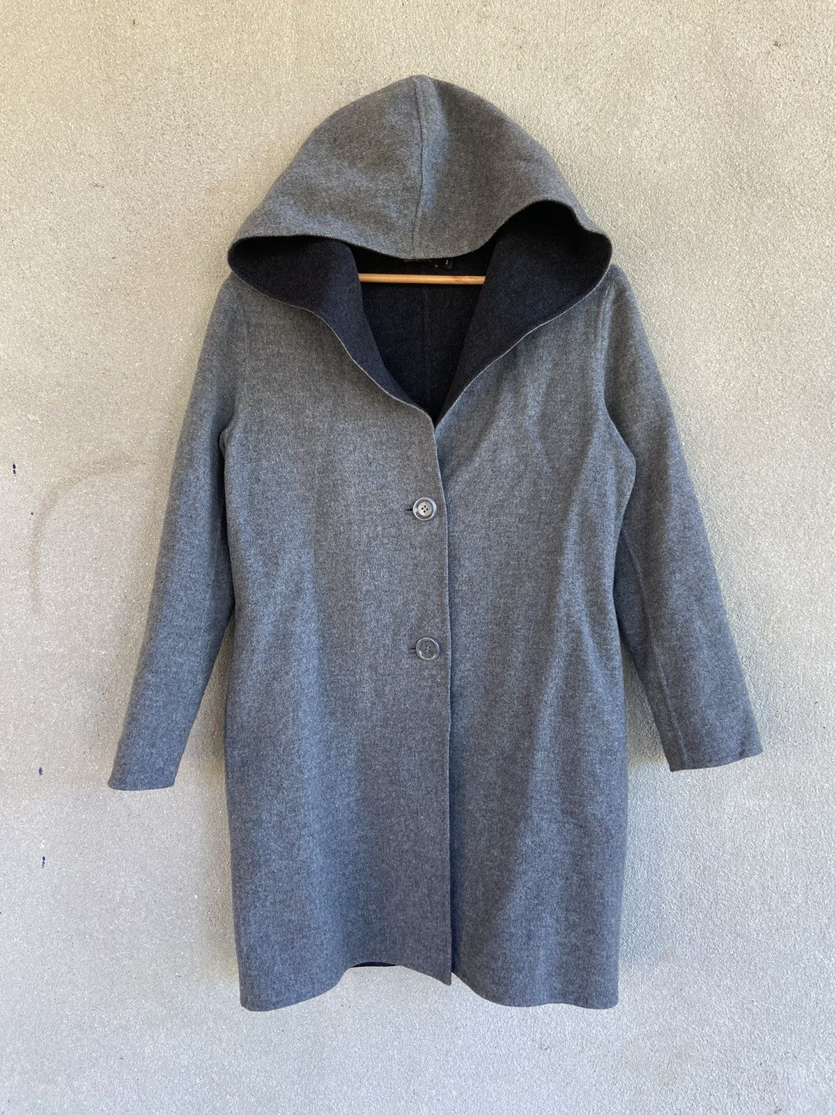 DKNY Donna Karan wool long jacket