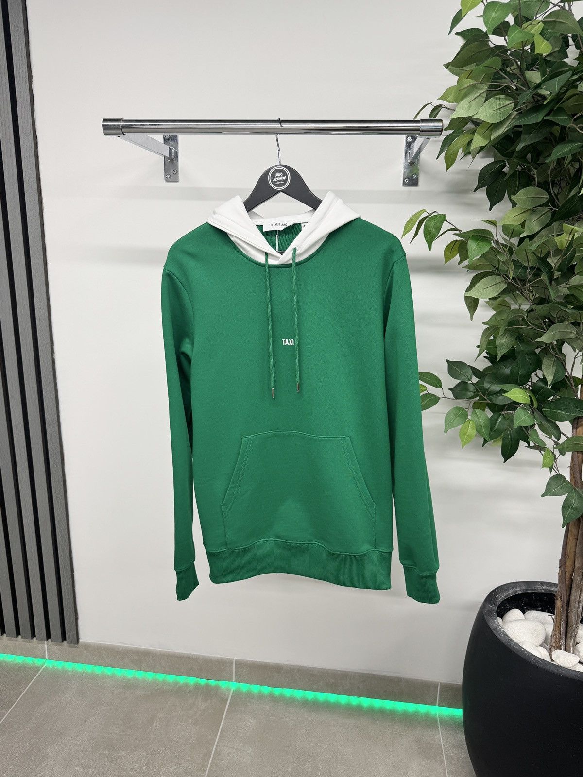 Helmut Lang Helmut Lang Tokyo Taxi Hoodie In Green & White RRP £250 Size US S / EU 44-46 / 1 - 2 Thumbnail