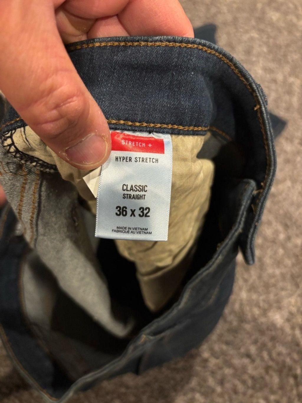 Express Men’s Express Classic Straight Jeans Size US 36 / EU 52 - 5 Thumbnail