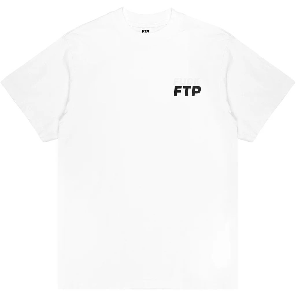 Fuck The Population FTP 14 YEAR ANNIVERSARY LOGO TEE (WHITE) Size US L / EU 52-54 / 3 - 2 Thumbnail