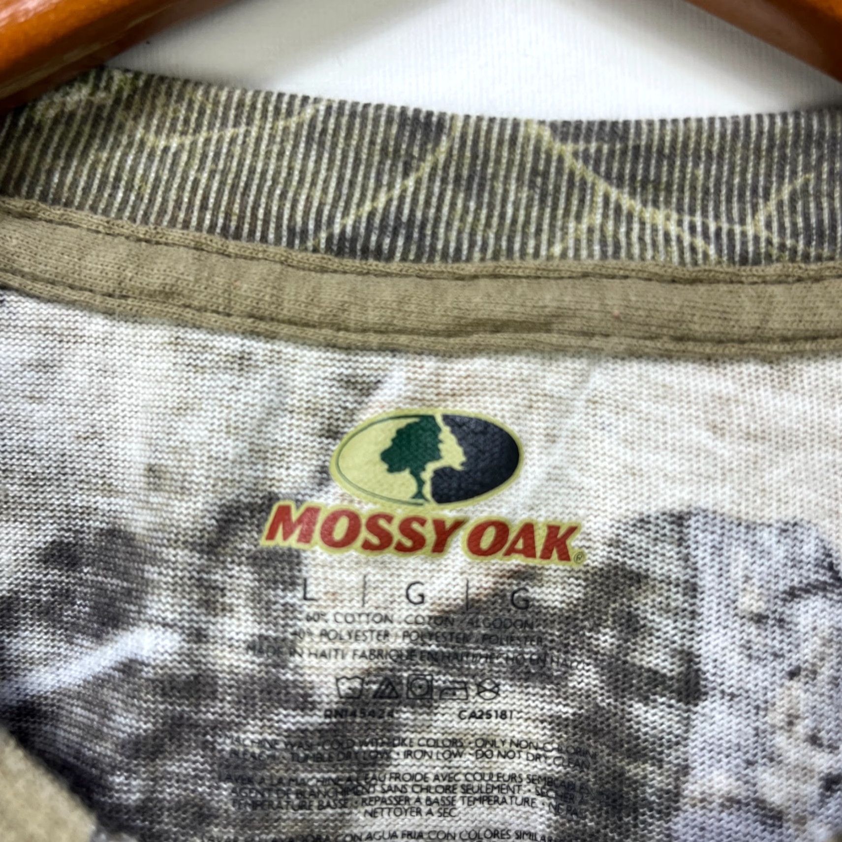 Vintage VINTAGE Mossy Oak Tree Camo T-Shirt Large Men Size US L / EU 52-54 / 3 - 5 Thumbnail