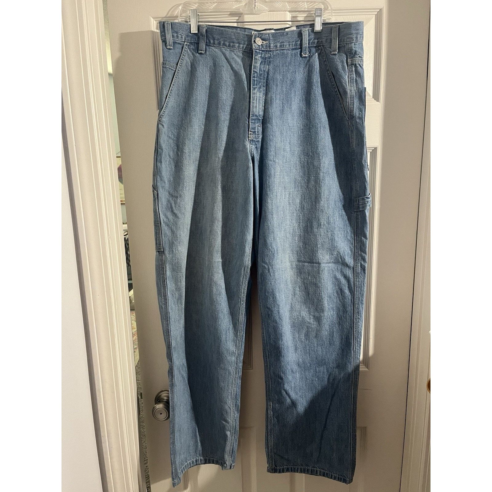 Levi's Y2K/Vtg Levi's Workwear Carpenter Jeans Straight Denim 36x34 Size US 36 / EU 52 - 1 Thumbnail