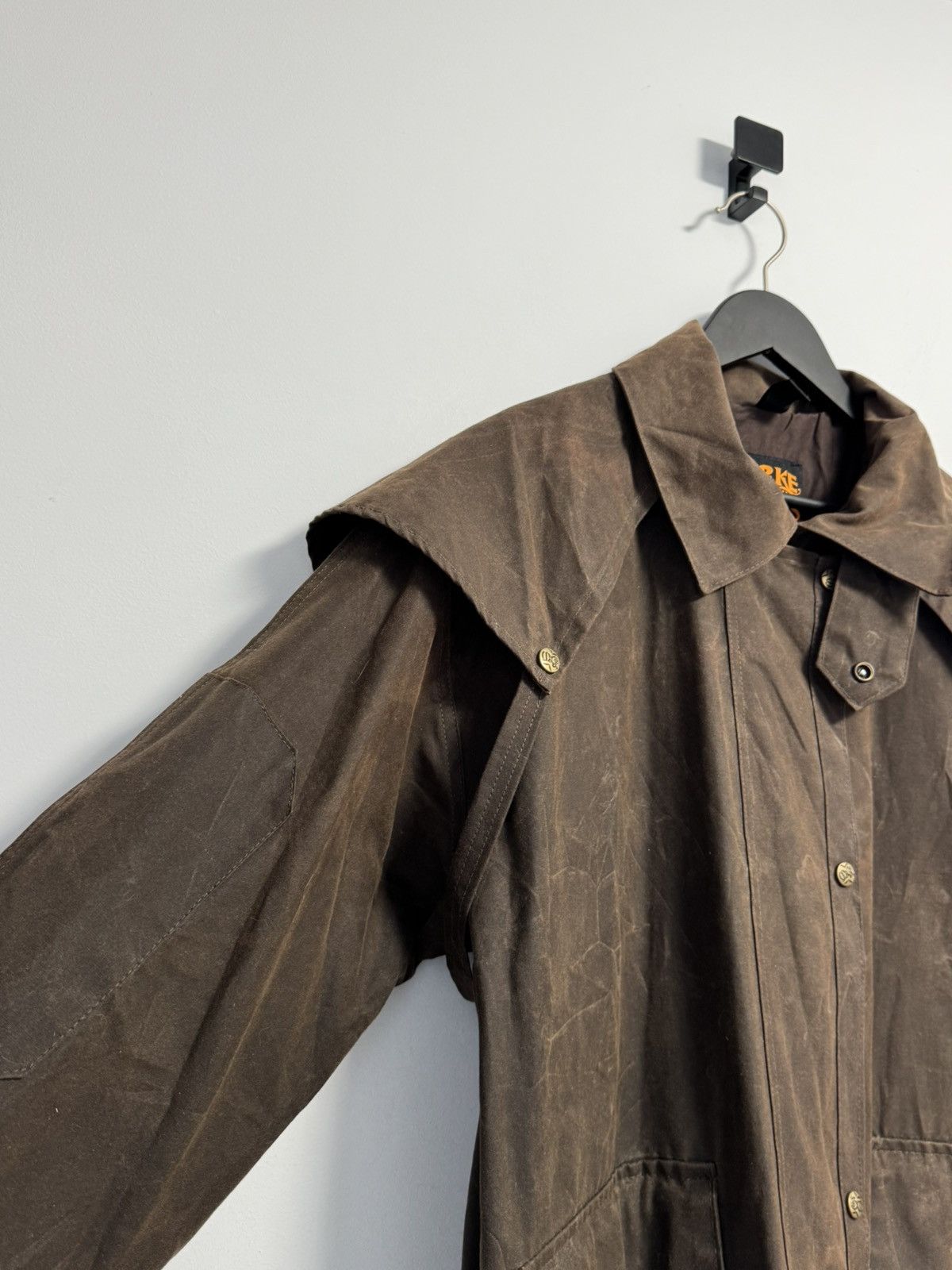 Other Burke Wills vintage wax waxed cotton short weatherall jacket Size US M / EU 48-50 / 2 - 9 Thumbnail