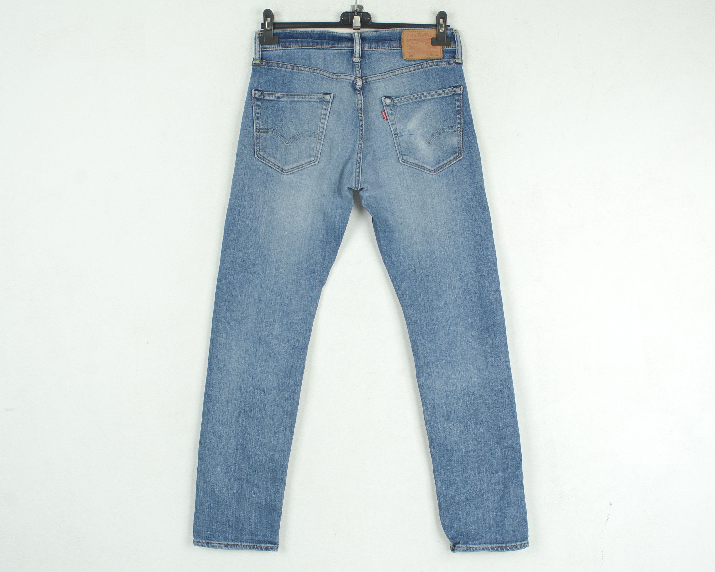 Levi's 502 W29 L32 Straight Jeans Denim Pants Trousers Zip Slim Fit Size US 29 - 3 Thumbnail