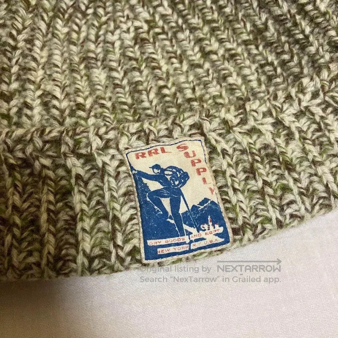 RRL Ralph Lauren RRL Double RL Wool Knit Beanie. Size ONE SIZE - 5 Thumbnail