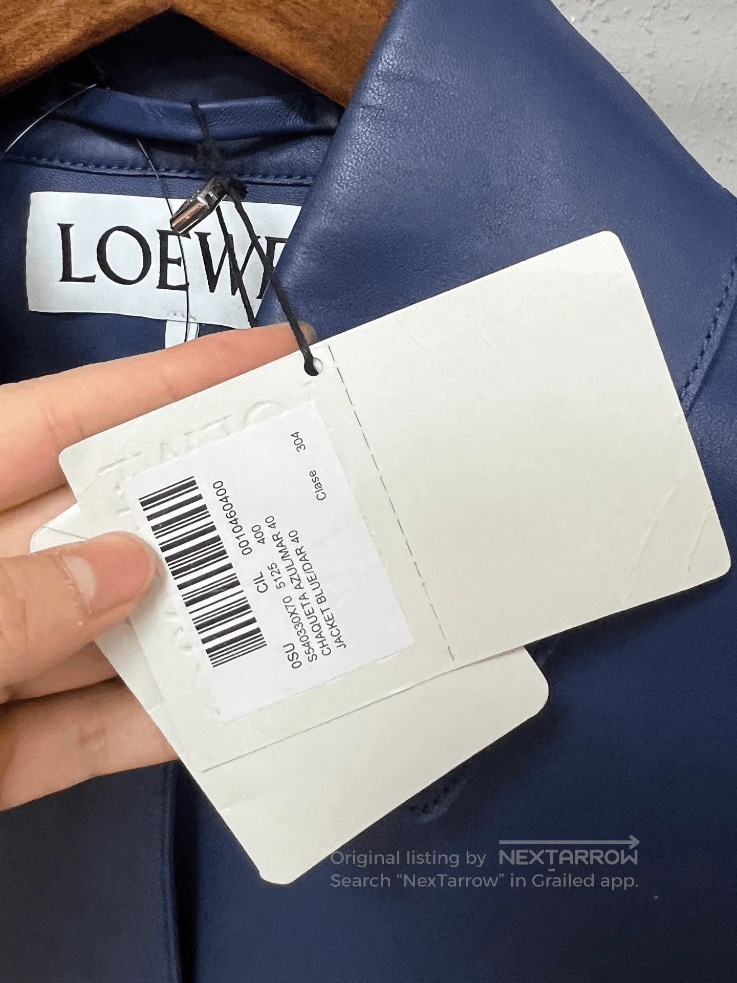 Loewe Loewe Blue Lambskin Jacket. Size US XXS / EU 40 - 6 Thumbnail