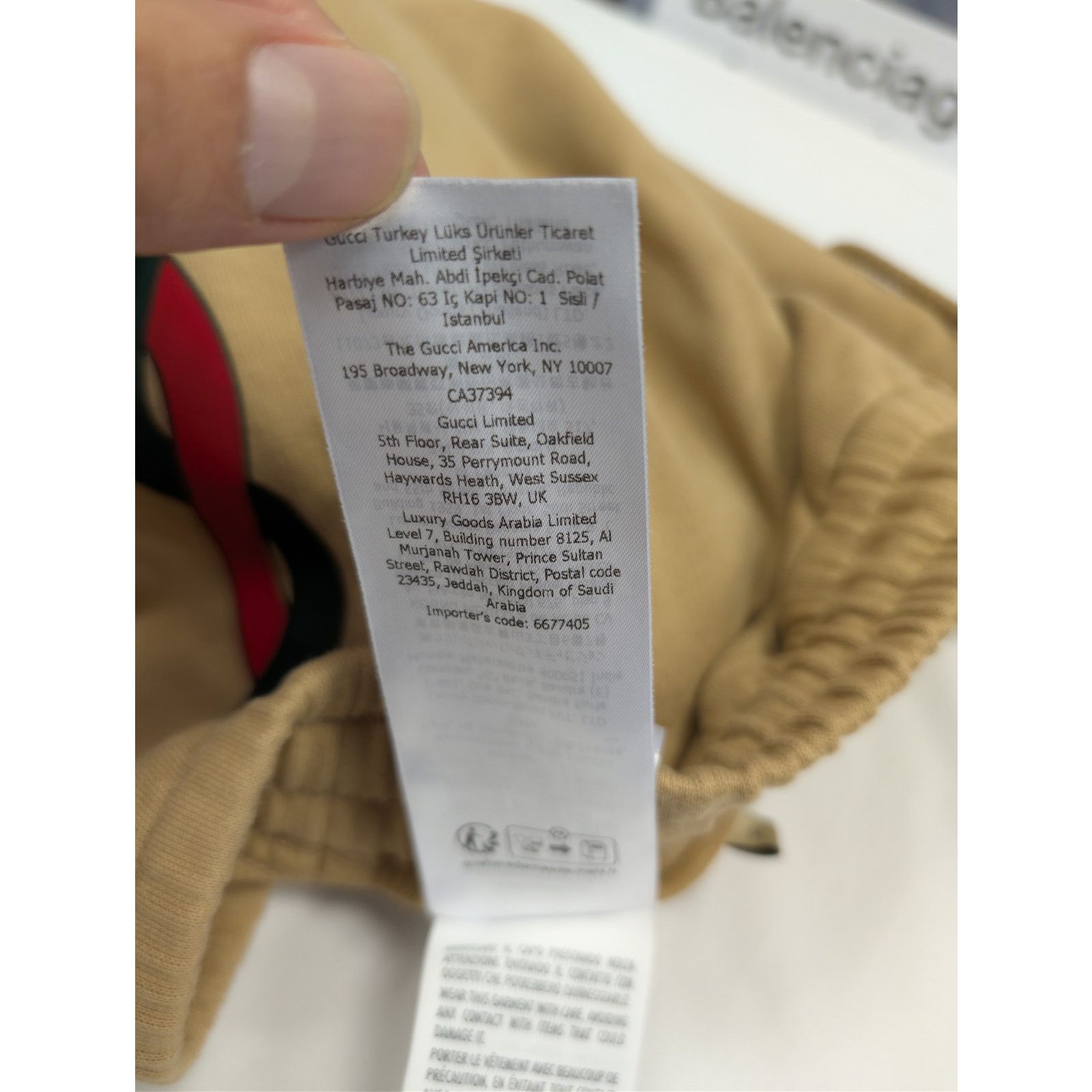 Gucci o1rshd1 Light Felted Cotton Jersey Basket Pant Short Camel Size US 36 / EU 52 - 19 Thumbnail