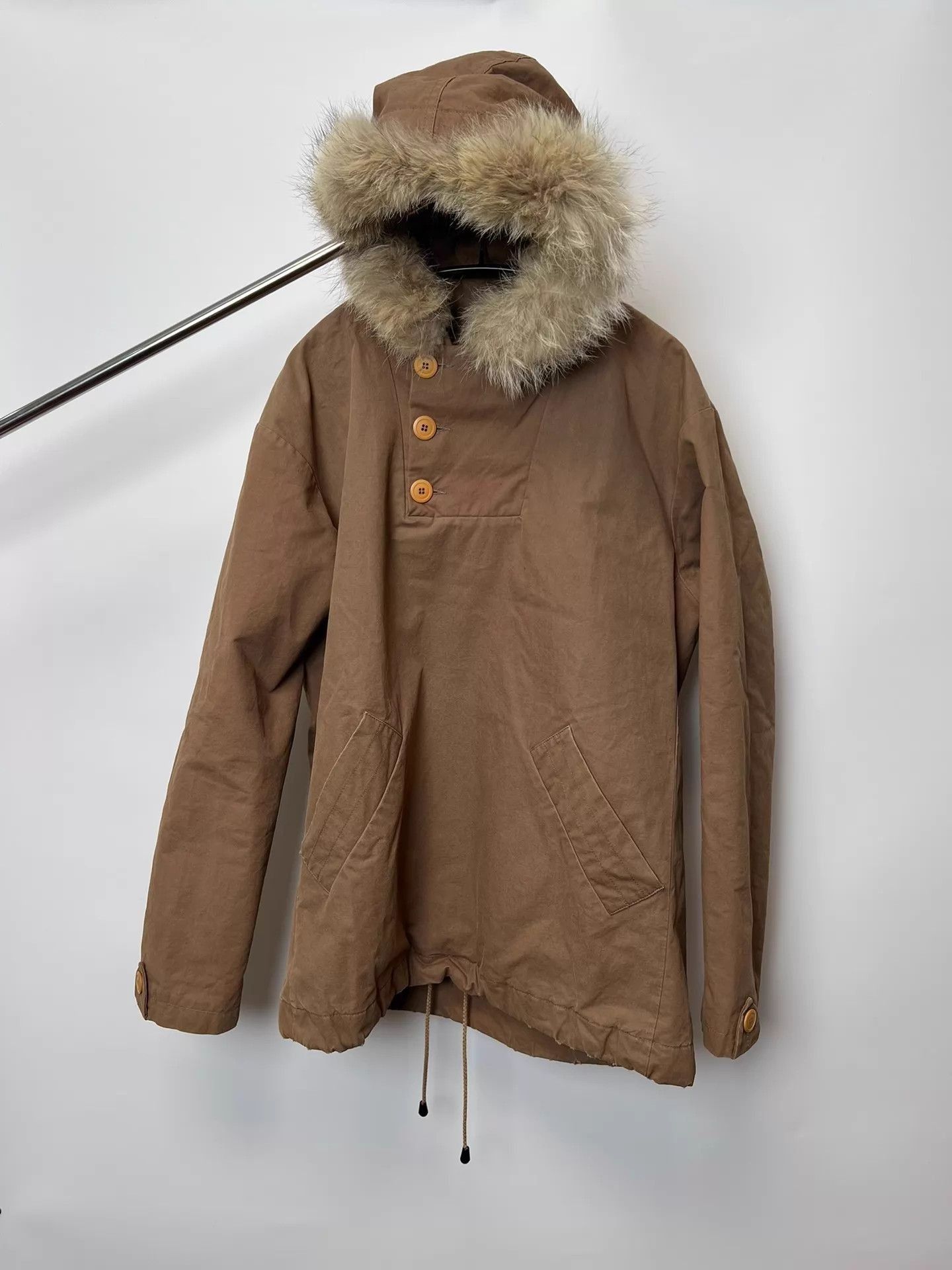 A.P.C. × Kanye West Fur Lined Military Parka | Grailed