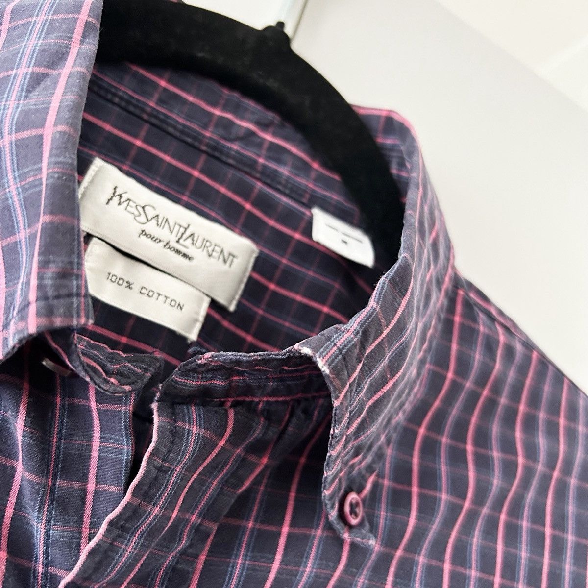 Yves Saint Laurent Yves Saint Laurent vintage shirt Size US M / EU 48-50 / 2 - 5 Thumbnail