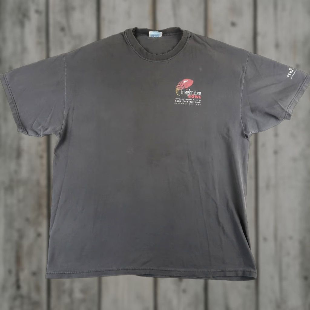 Hanes VINTAGE Hanes T-Shirt XL Black Football Y2K College Graphic Print Crew Neck Short Sleeve Mens XL (Adult) Size US XL / EU 56 / 4 - 1 Thumbnail