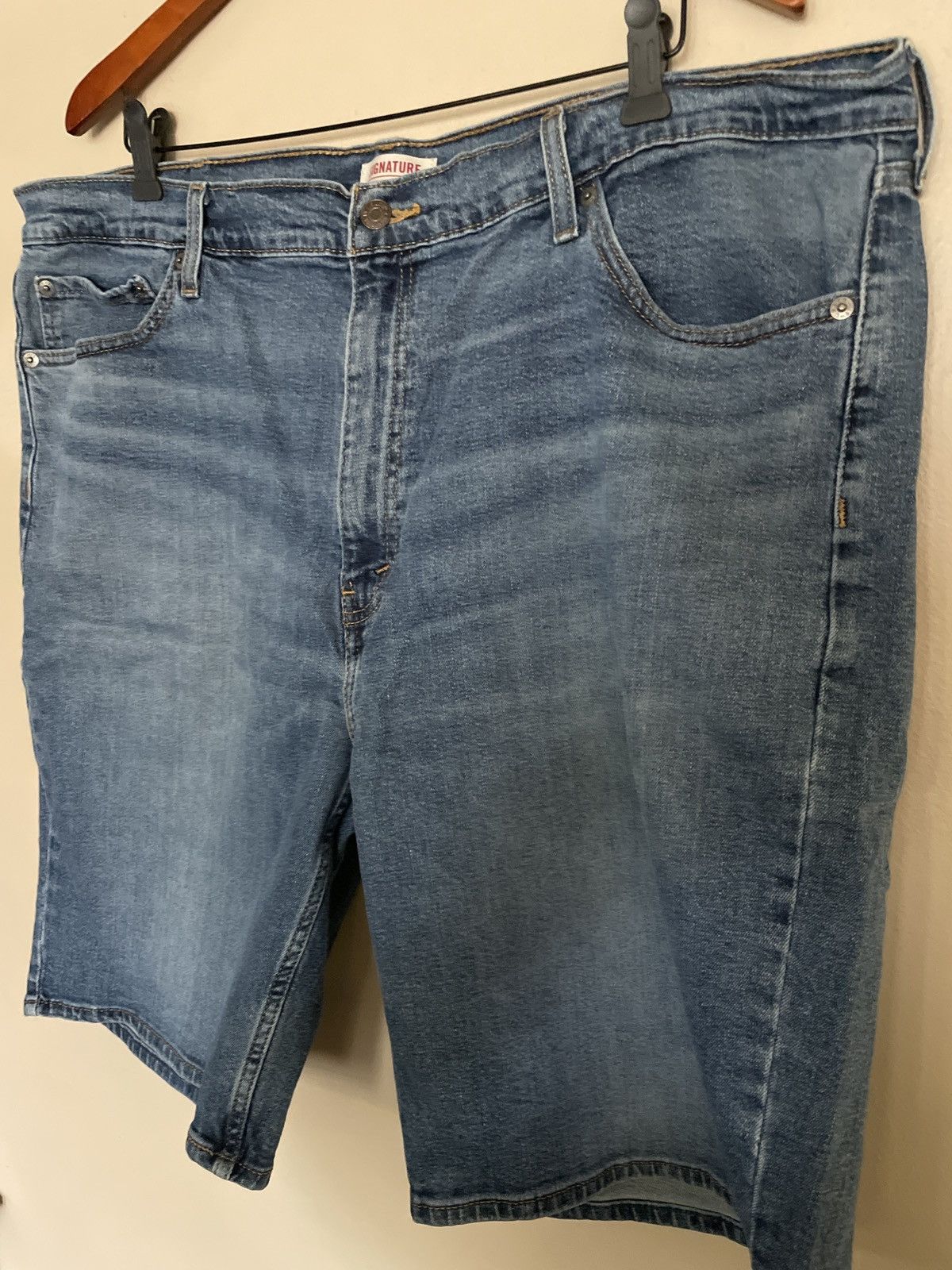 Levi's × Levi's Vintage Clothing × Vintage Vintage Levis Strauss signature Blue Jean shorts demin jorts Size US 42 / EU 58 - 2 Thumbnail