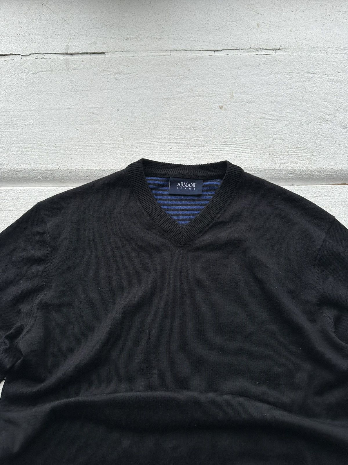 Armani 🚨 ARMANI JEANS LONGSLEEVE SWEATER VNTG 90s Italy Size US M / EU 48-50 / 2 - 5 Thumbnail