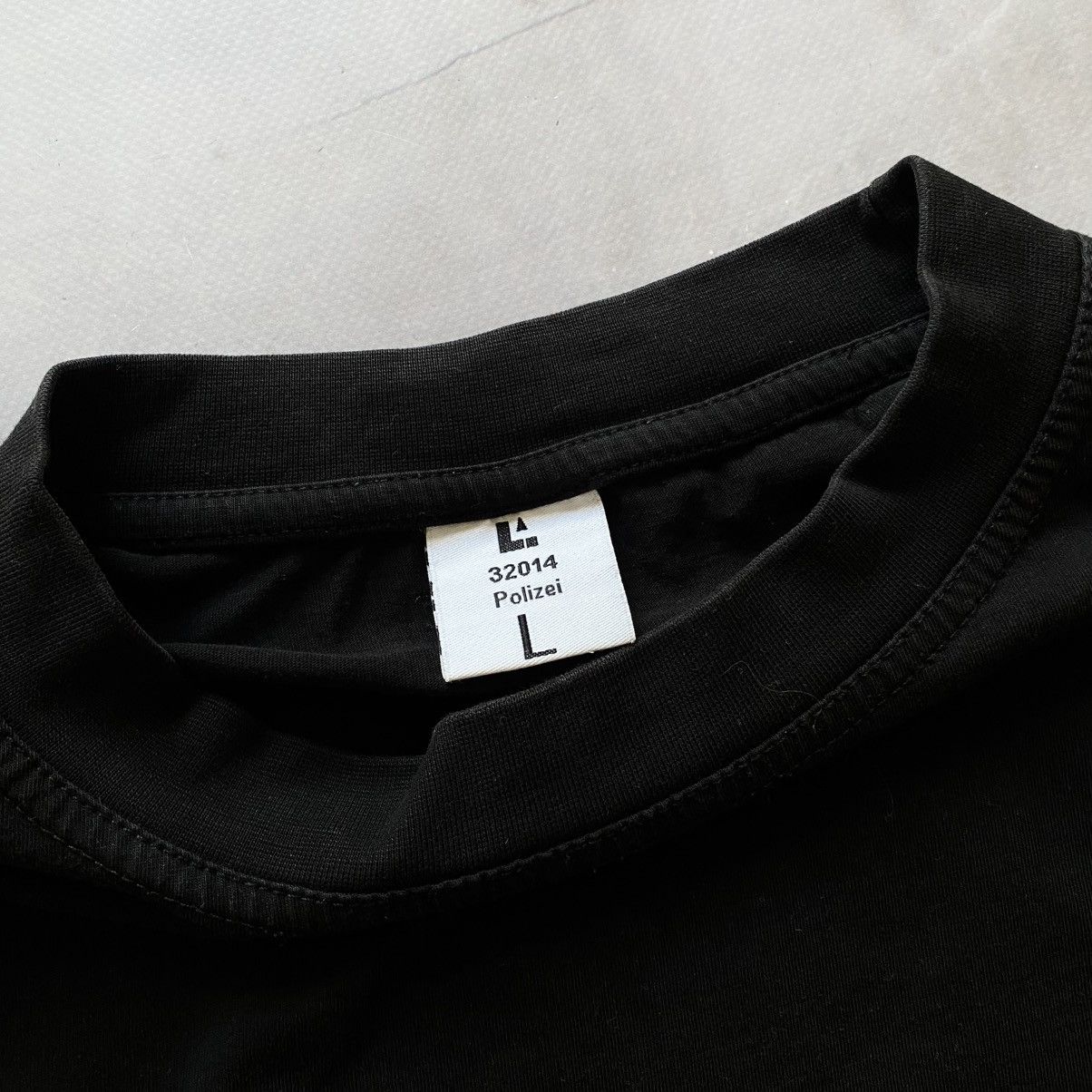 Vintage Vintage Polizei Vetements Style Oversized Long sleeve Tee Size US L / EU 52-54 / 3 - 5 Thumbnail