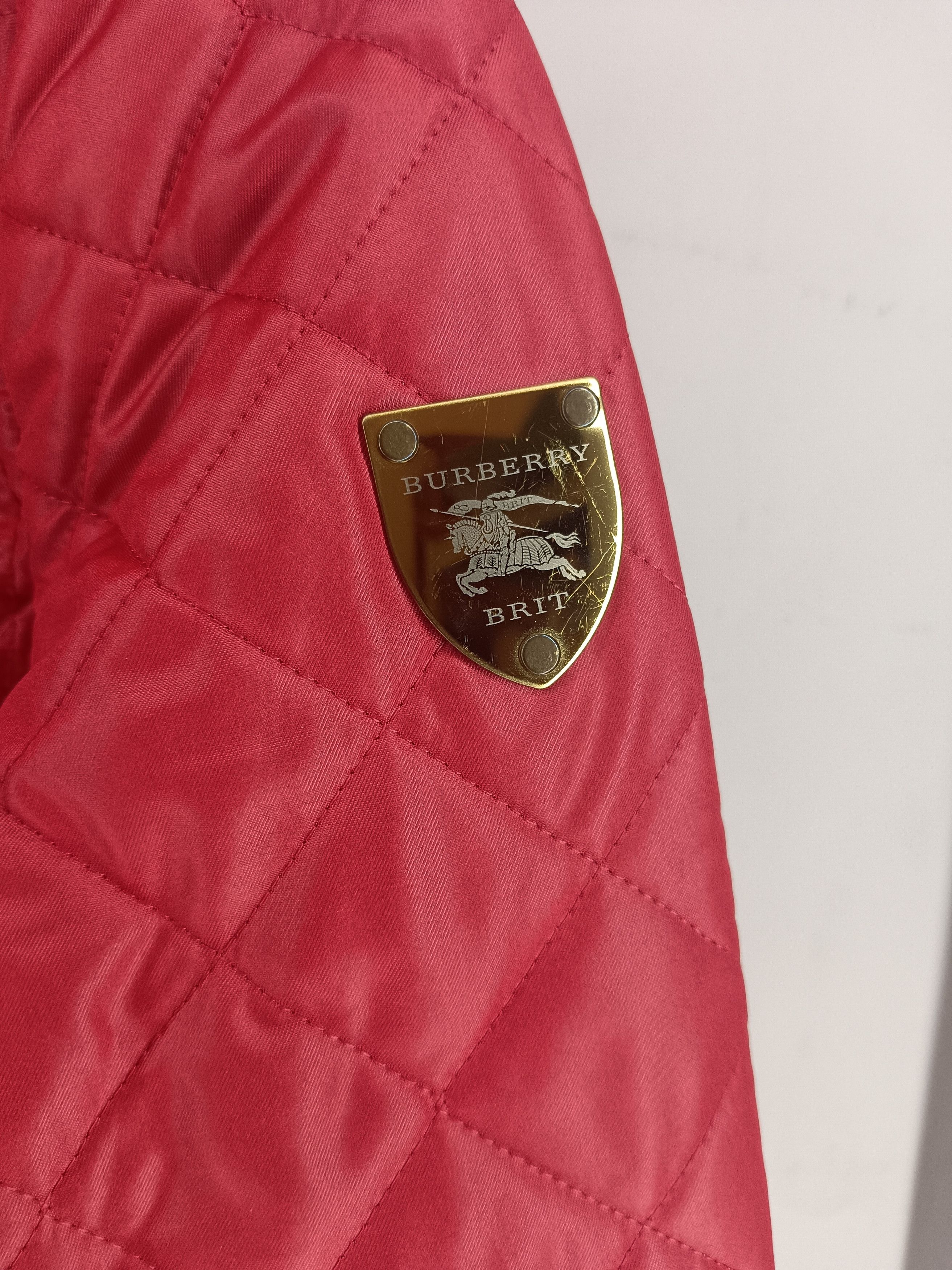 Burberry Burberry Brit Plaid Red Jacket Size S / US 4 / IT 40 - 4 Thumbnail