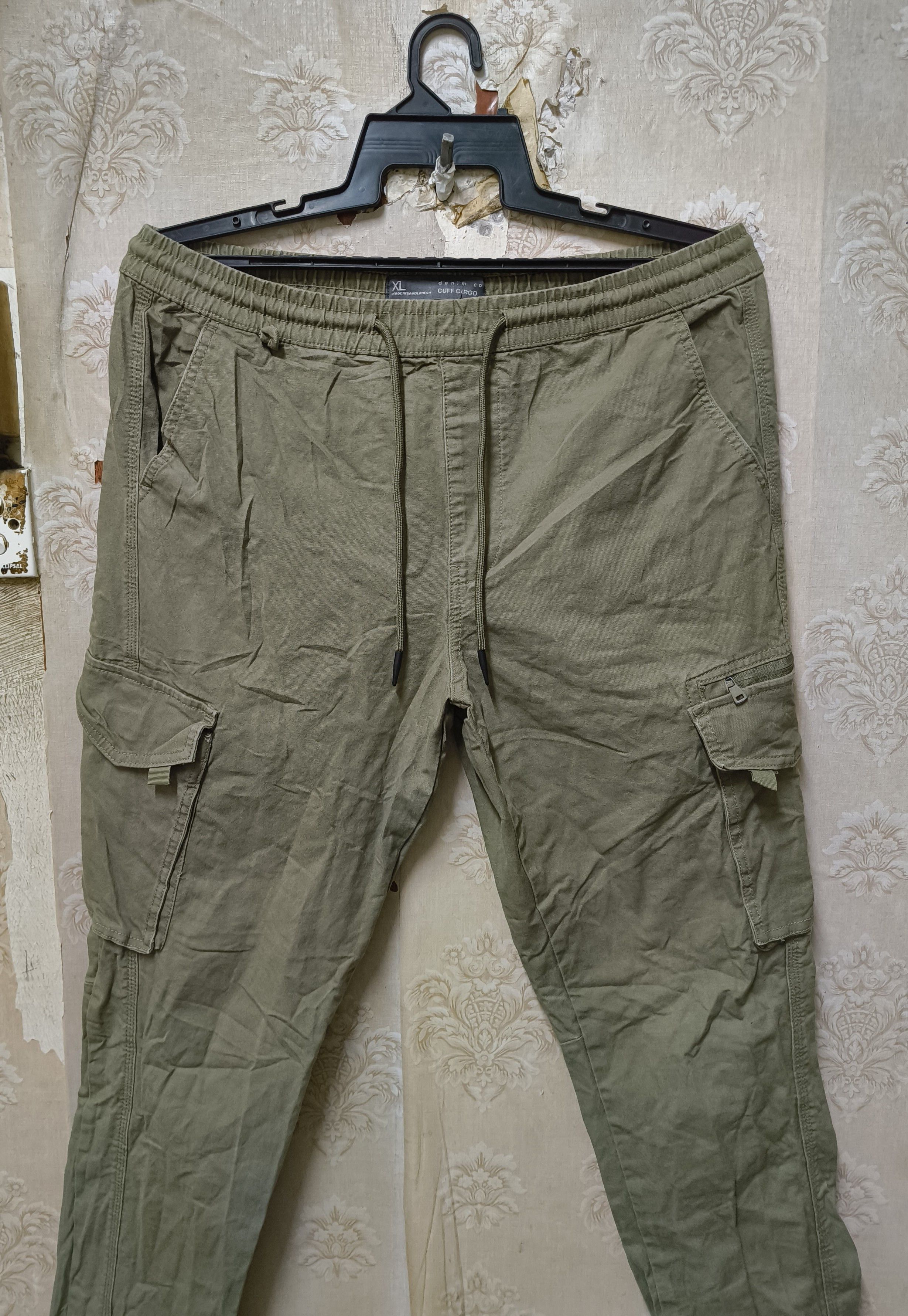 Denim & Co. Denim Co. Cuffed Cargo pants army Size US 37 - 11 Thumbnail