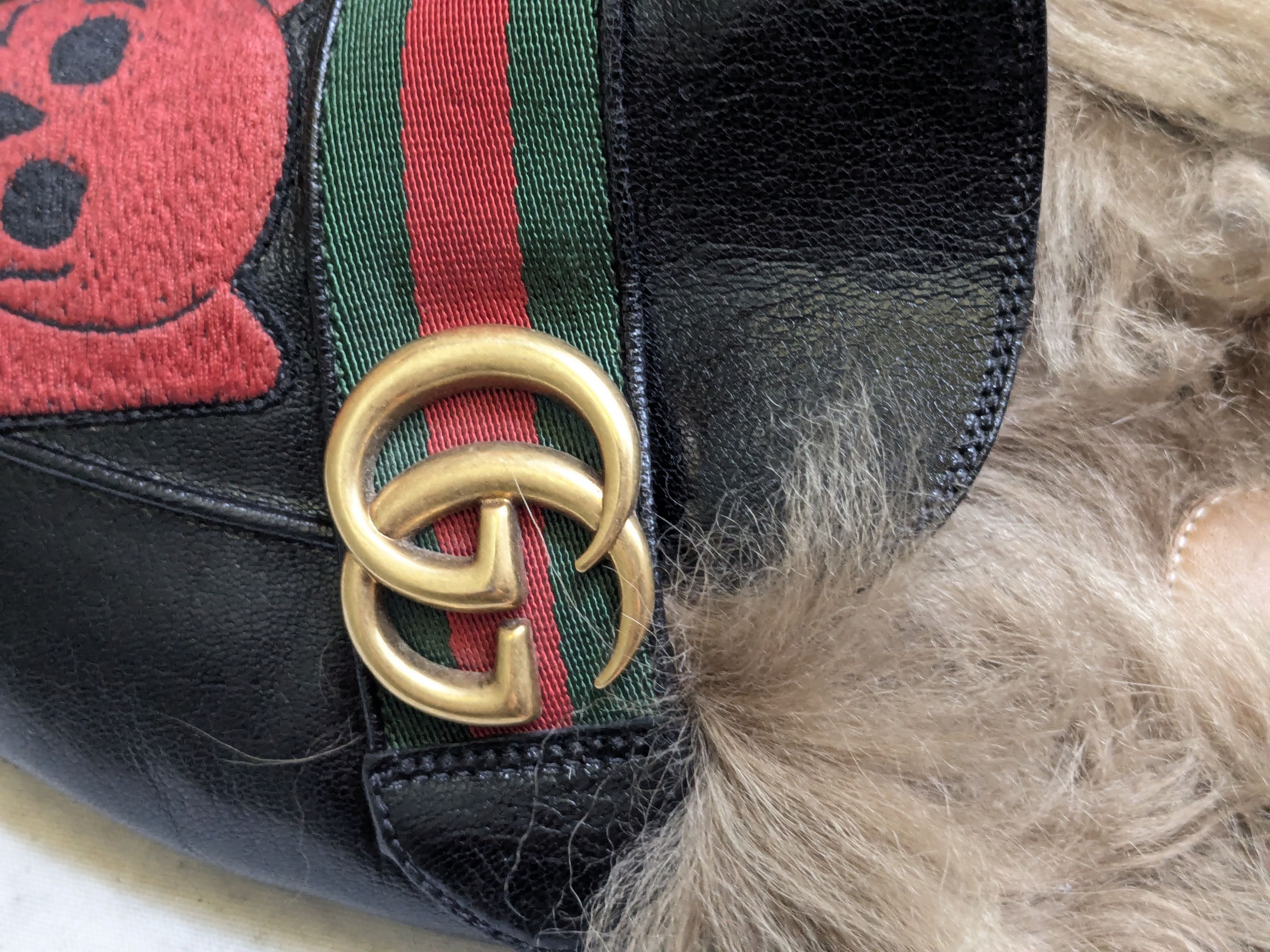 Gucci Gucci Princetown Horsebit Loafers Black Leather Fur 7.5 Size US 7.5 / EU 40-41 - 10 Thumbnail