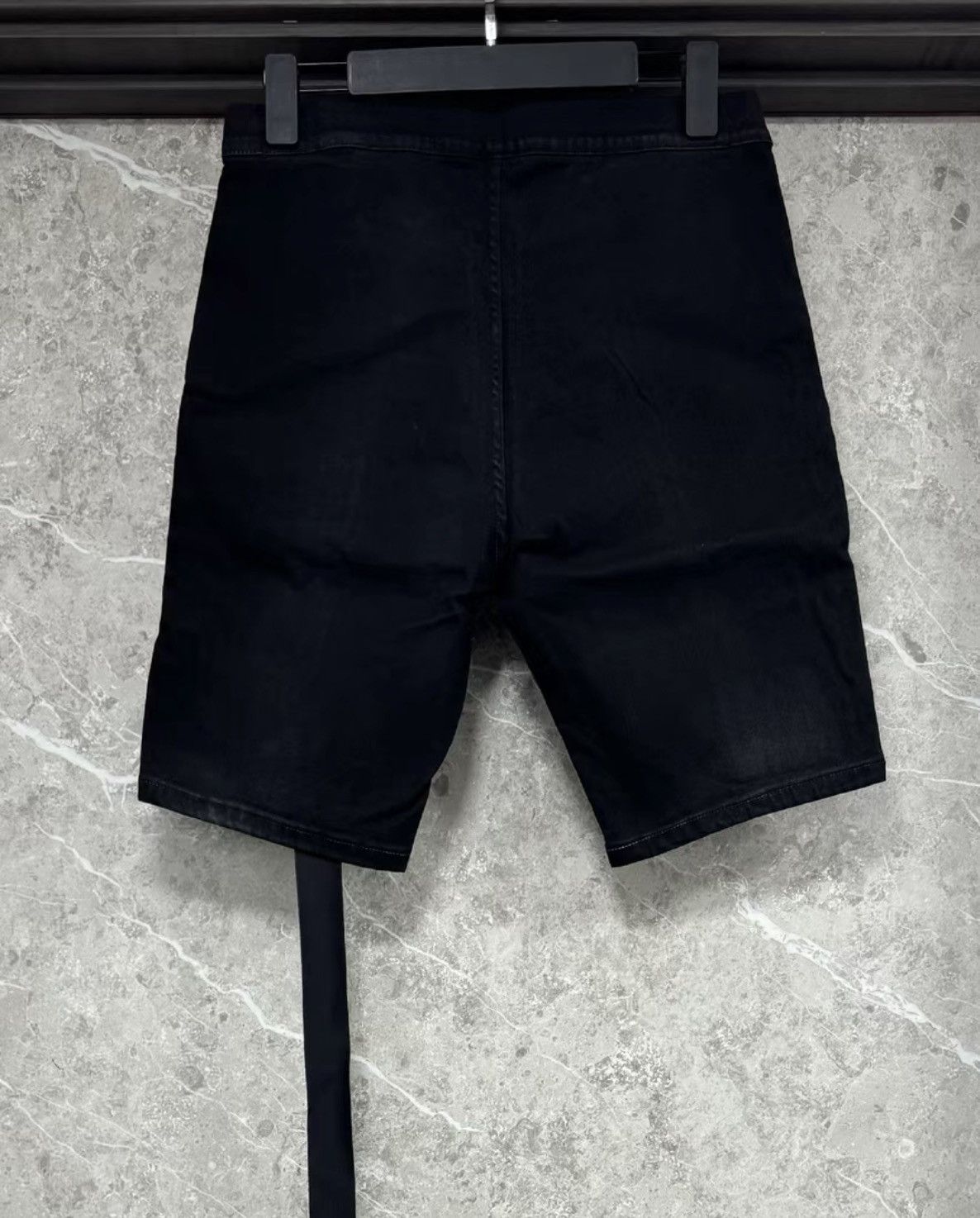 Rick Owens Rick Owens Light/Dark Waxed Shorts Size US 38 / EU 54 - 2 Thumbnail