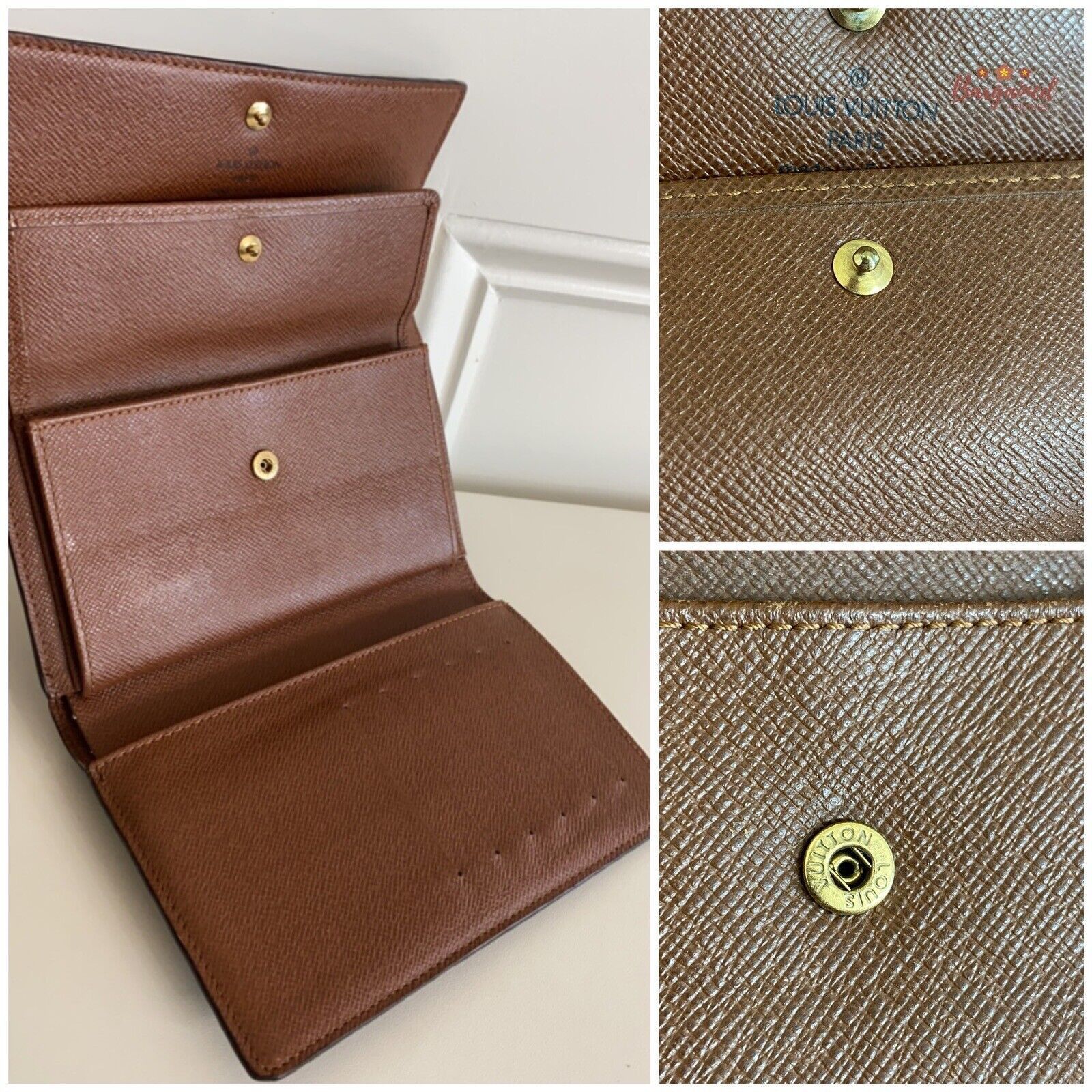 LOUIS VUITTON Monogram Porte Tresor Papiers Trifold Wallet