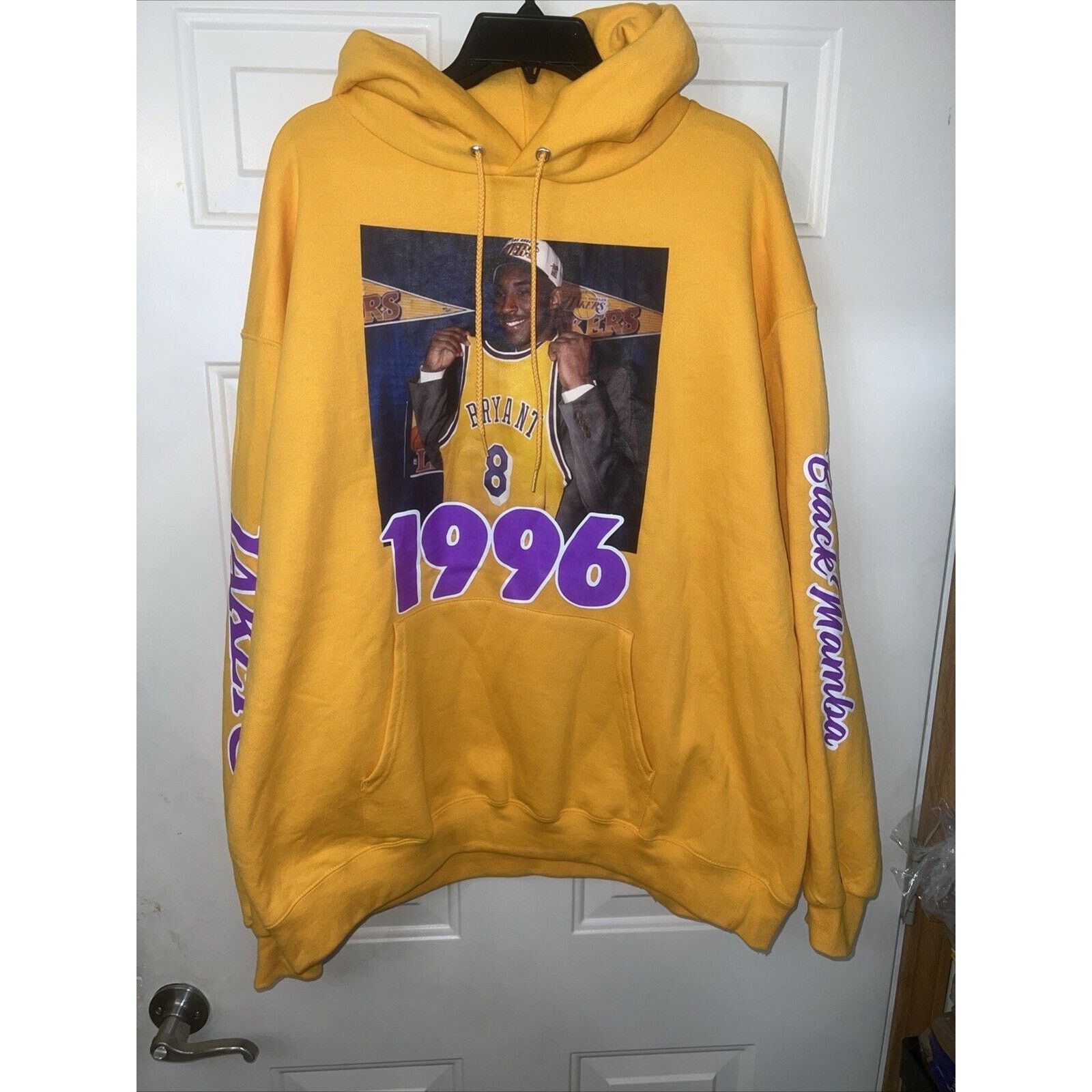 Champion Champion Kobe Bryant Hoodie Black Mamba No. 8 Pullover XXL Grailed