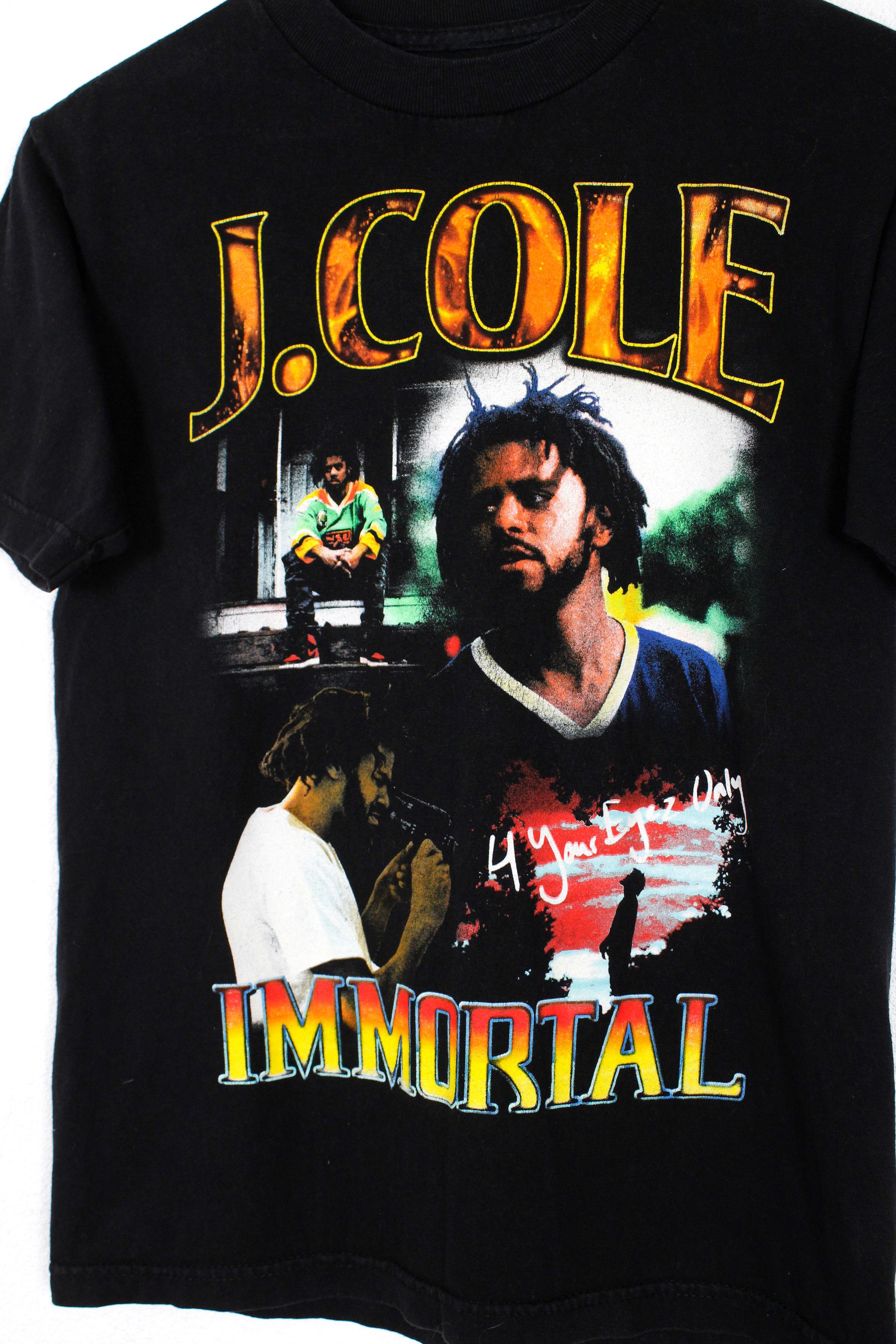 Dreamville × J. Cole × Rap Tees J.Cole Immortal Dreamville Y2K Graphic Rap Tee T-shirt S Size US S / EU 44-46 / 1 - 2 Thumbnail