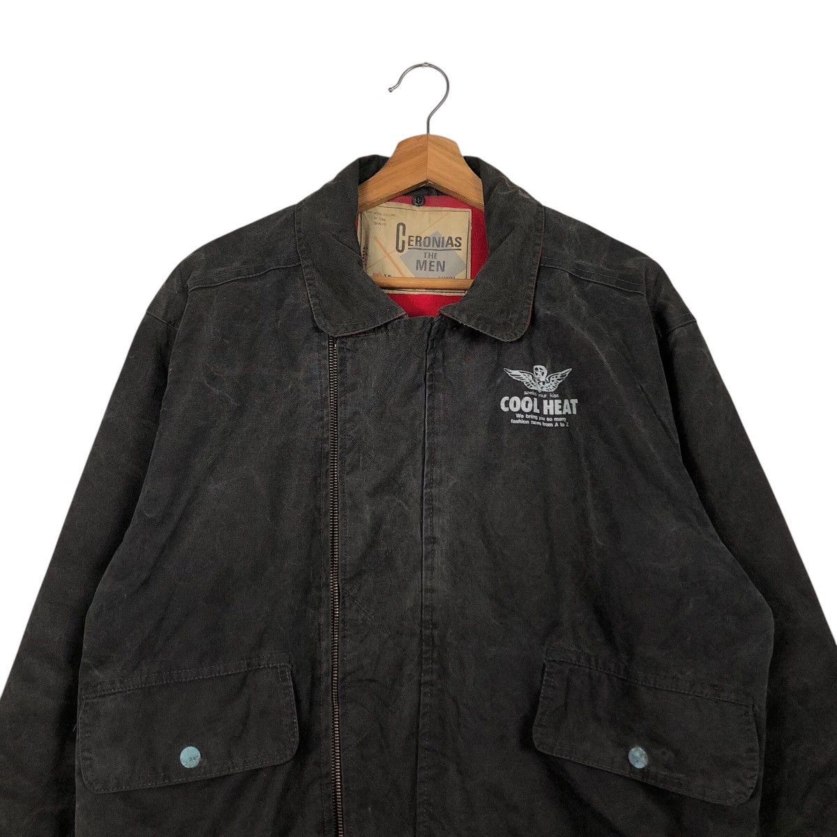 Japanese Brand 📌Vintage Bomber Jacket Ceronias For Men Issey Miyake Biker Size US L / EU 52-54 / 3 - 4 Thumbnail