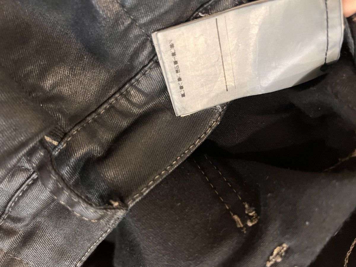 Rick Owens × Rick Owens Drkshdw Rick Owens Memphis Waxed Denim Size US 31 - 10 Thumbnail