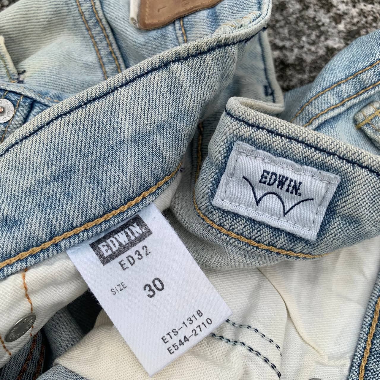 Edwin Edwin Japan Jeans Light Wash Denim Japanese Brand Size US 30 / EU 46 - 7 Thumbnail