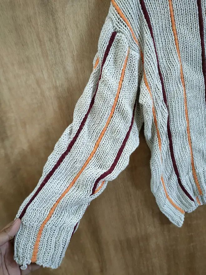 Comme des Garcons 💥 Comme Des Garcon Homme stripe knitwear DL #46-906 Size US S / EU 44-46 / 1 - 4 Thumbnail
