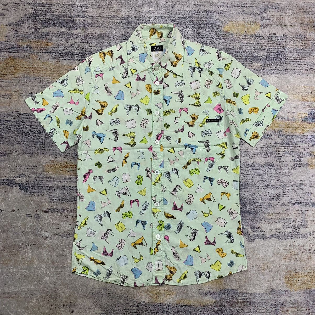 Dolce & Gabbana Vintage dolce gabbana all over print button up shirt Size US S / EU 44-46 / 1 - 1 Thumbnail