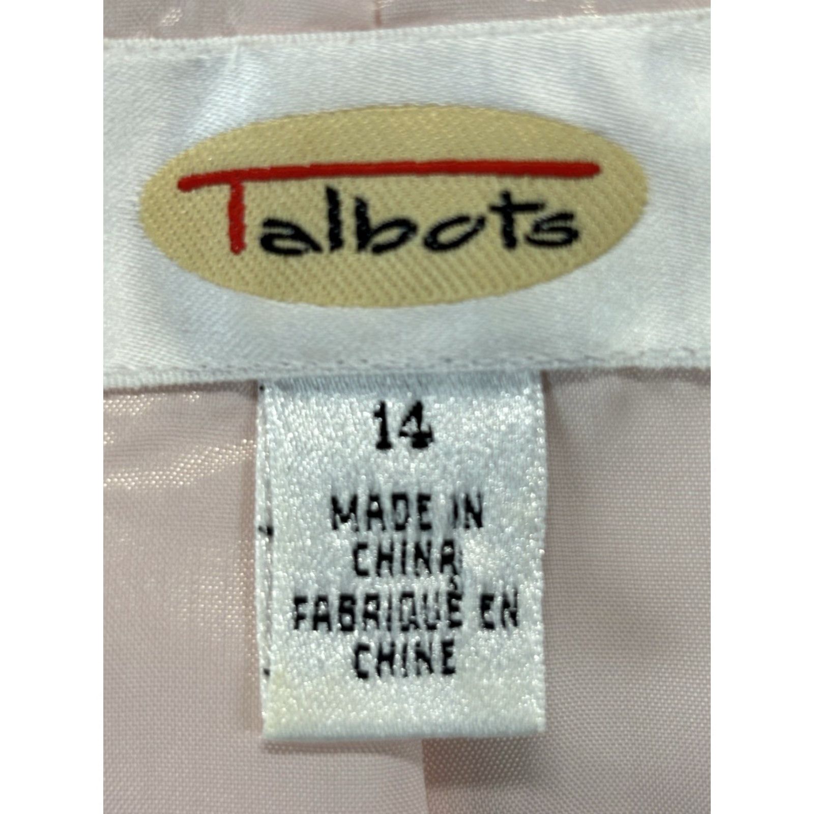 Talbots Vtg Talbots Silk Linen Blazer Jacket Sz 14 Pale Pink Lined Career Classic 90s Size XL / US 12-14 / IT 48-50 - 7 Thumbnail
