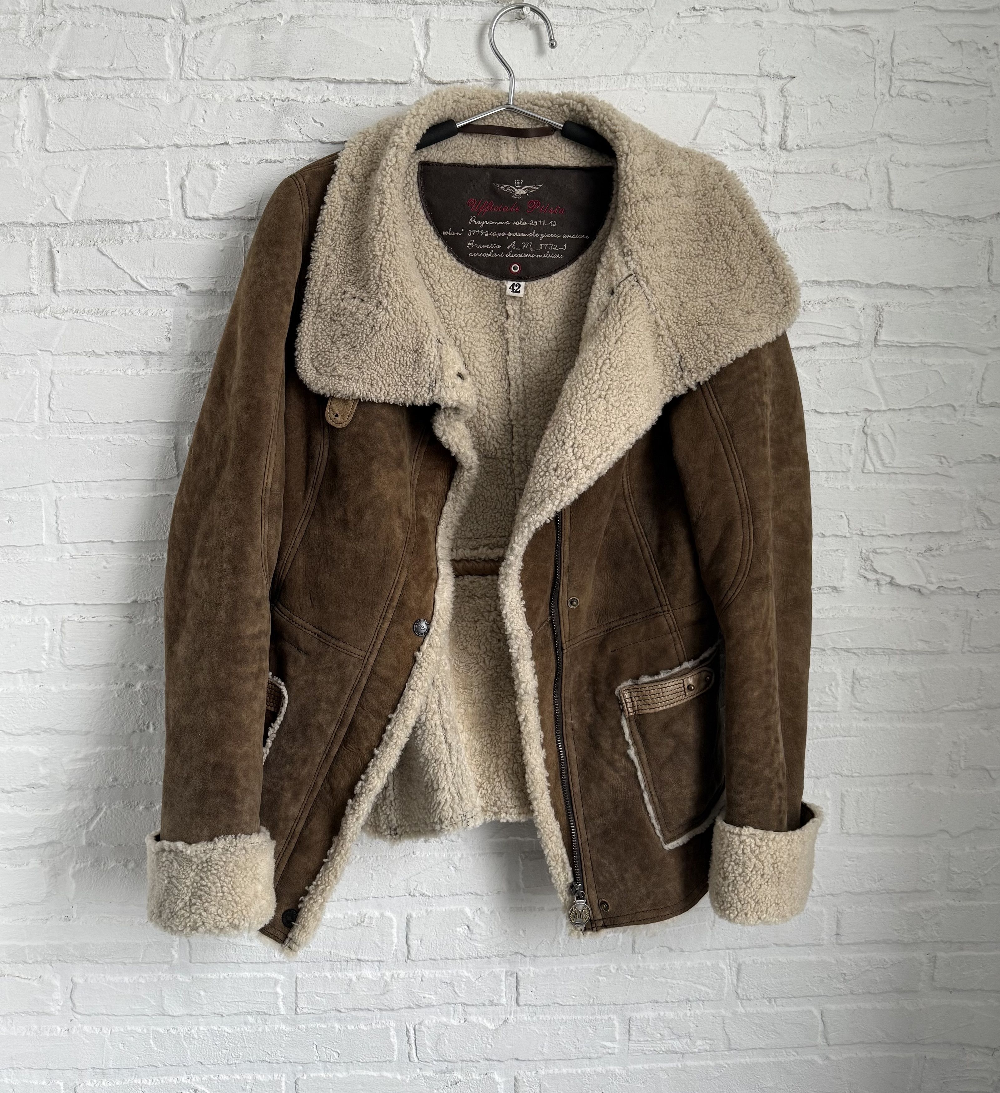 Aeronautica Militare Aeronautica Militare montone shearling jacket Size S / US 4 / IT 40 - 2 Thumbnail