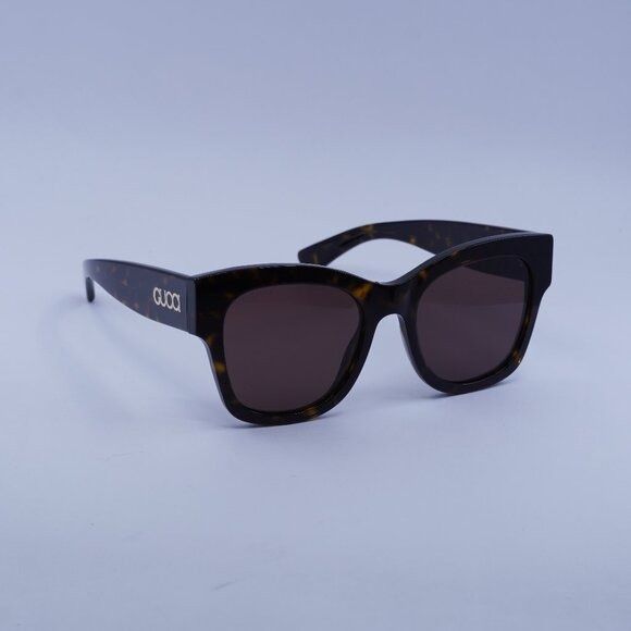 Gucci Gucci GG1789S 002 Sunglasses Dark Havana Square Frame Size ONE SIZE - 1 Thumbnail