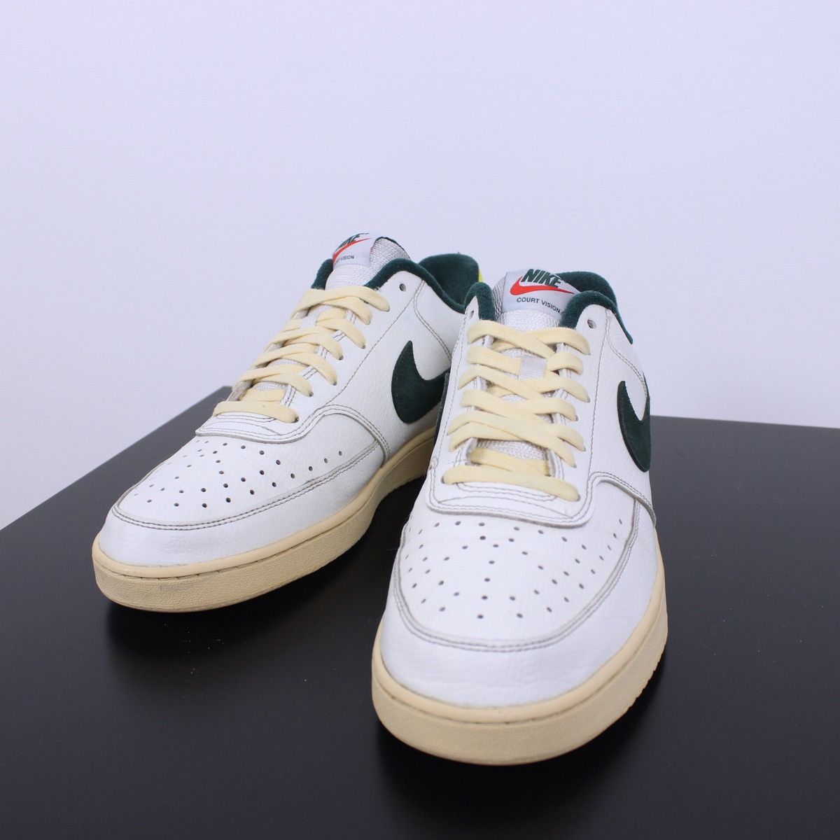 Nike Nike Court Vision Low White/Green Size US 11 / EU 44 - 2 Thumbnail
