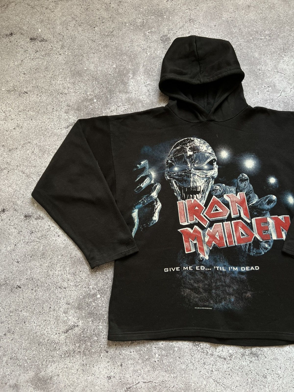 Band Tees × Iron Maiden × Vintage Vintage Iron Maiden 2003 Bootleg Hoodie Size US M / EU 48-50 / 2 - 2 Thumbnail
