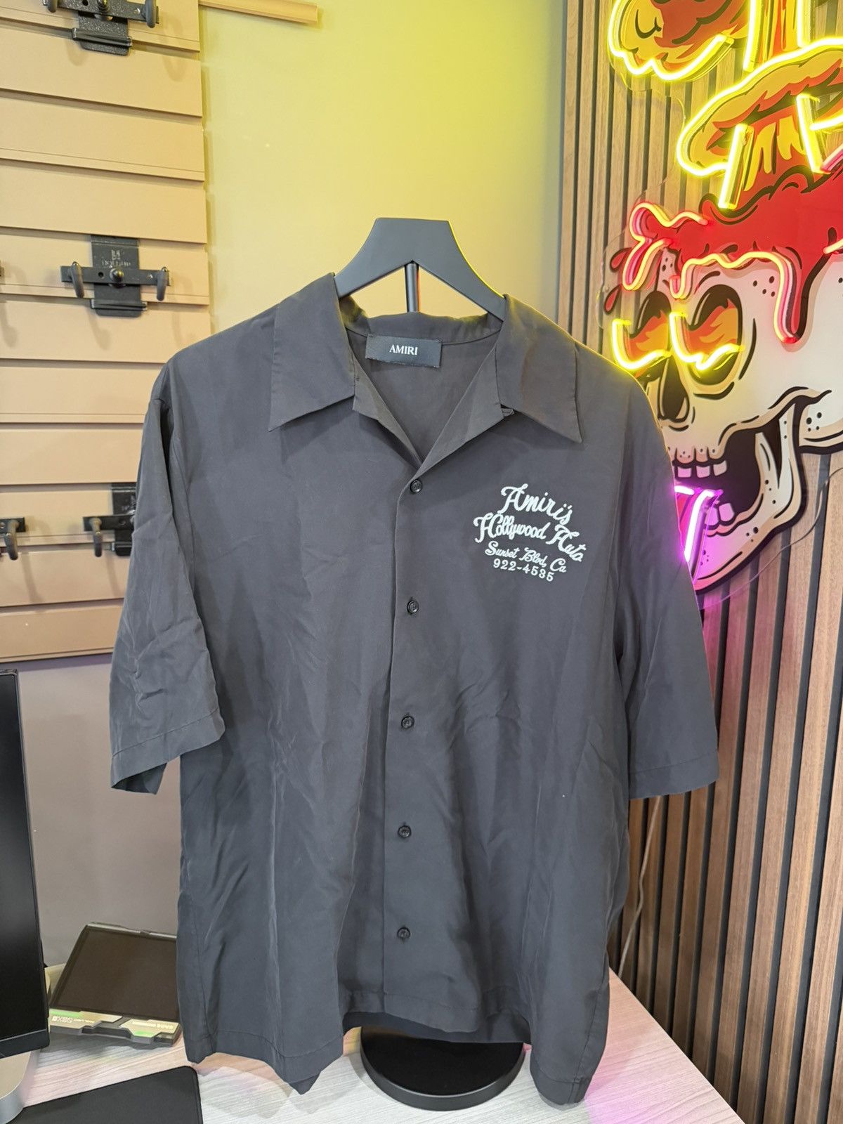 Amiri Amiri Hollywood Auto Bowling Shirt Size US XL / EU 56 / 4 - 1 Thumbnail