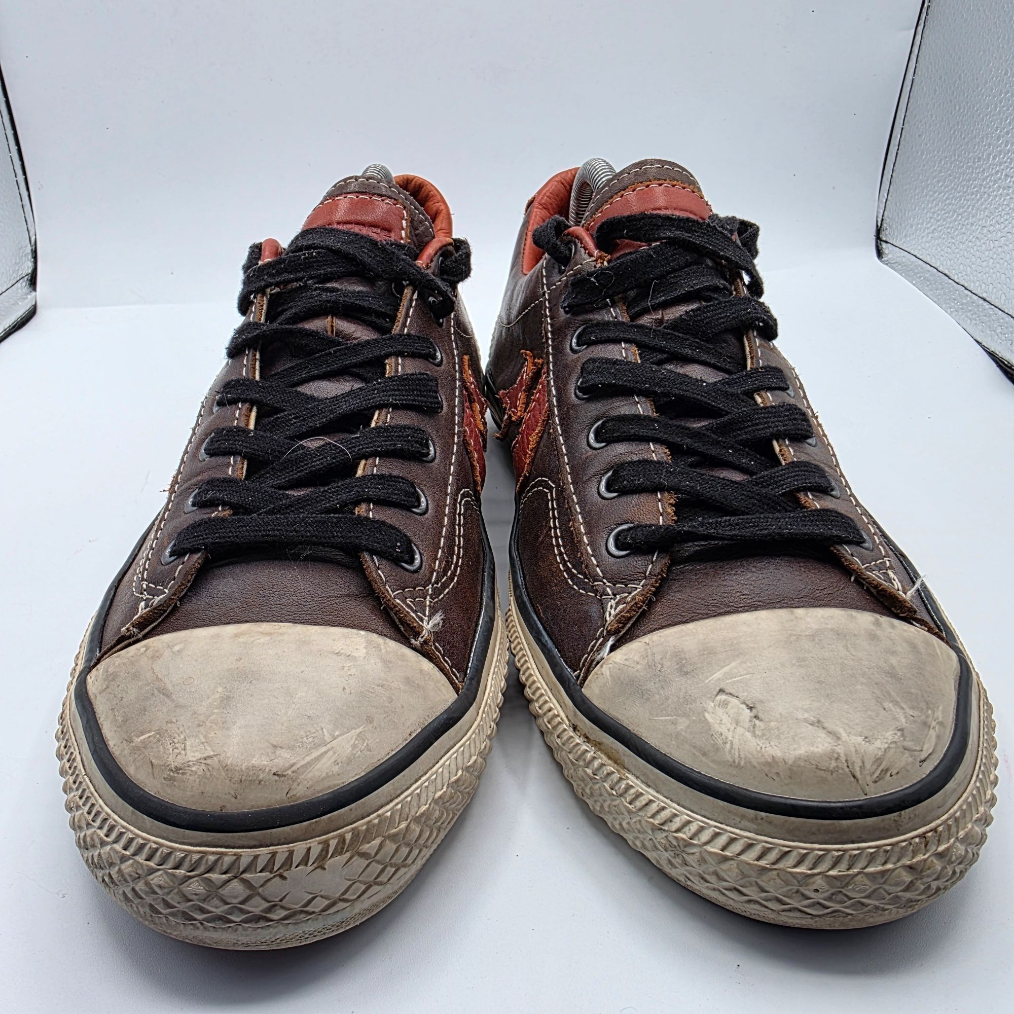 Converse Converse x John Varvatos Star Player Mens Size 9.5 Brown Lea Size US 9.5 / EU 42-43 - 14 Thumbnail