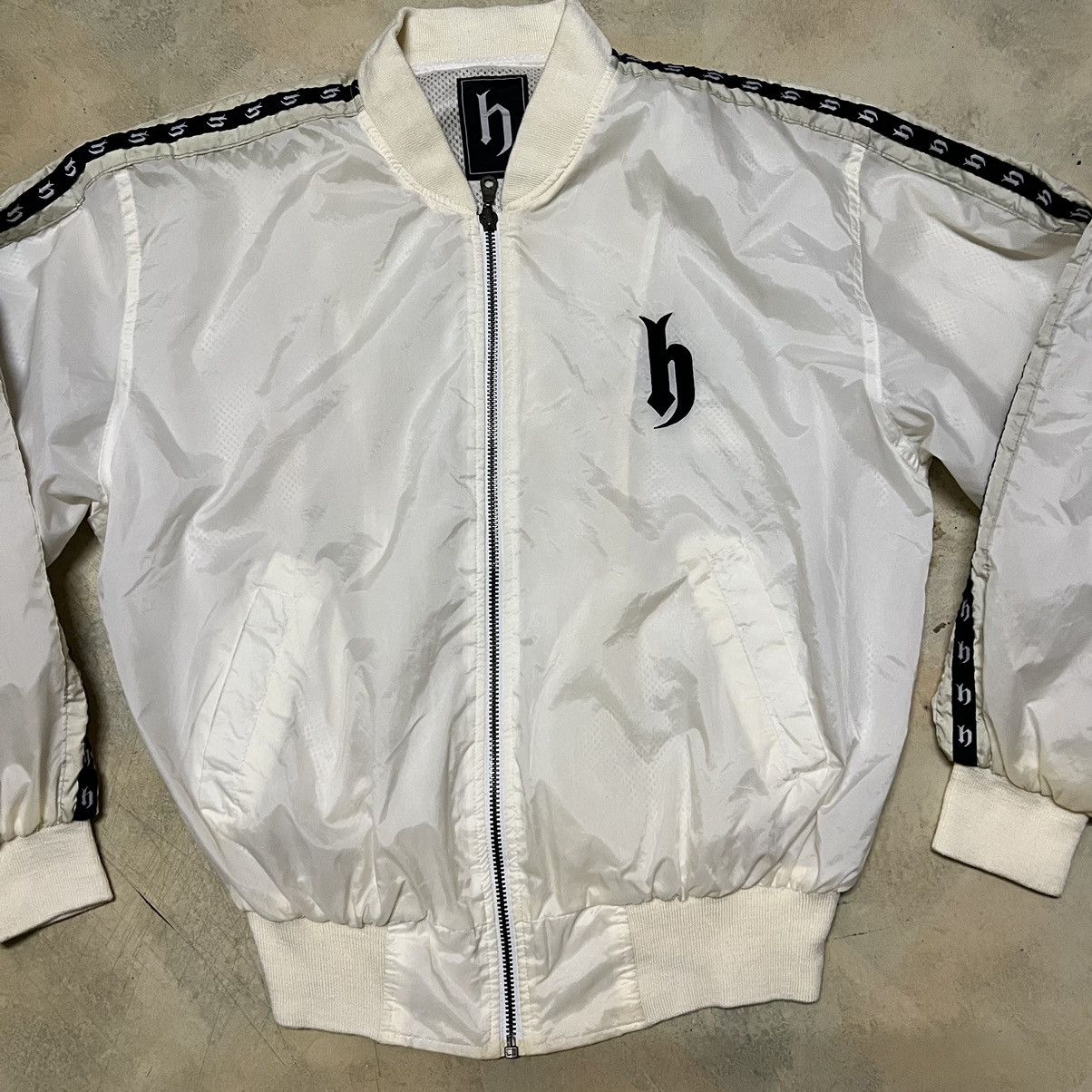 Honda × Japanese Brand Dj Honda Big Logo Windbreaker Bomber Style Jacket Size US L / EU 52-54 / 3 - 8 Thumbnail