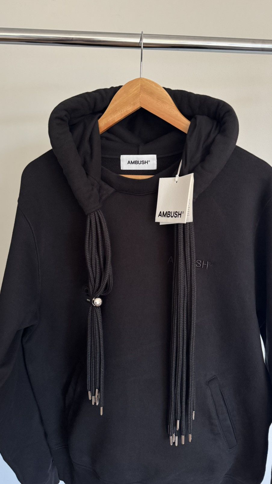 Ambush Design Ambush long sleeve hoodie black new with tags L XL Size US L / EU 52-54 / 3 - 4 Thumbnail