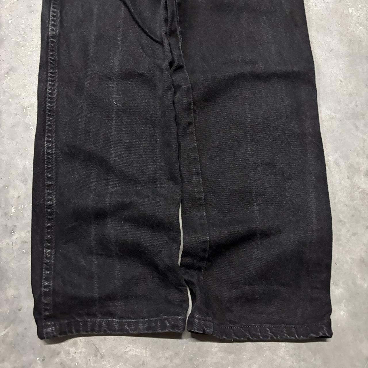 Hysteric Glamour × If Six Was Nine × Vintage Crazy Vintage Y2K/2000s Grunge Solid Black Essential Denim Jeans! Size US 27 - 6 Thumbnail