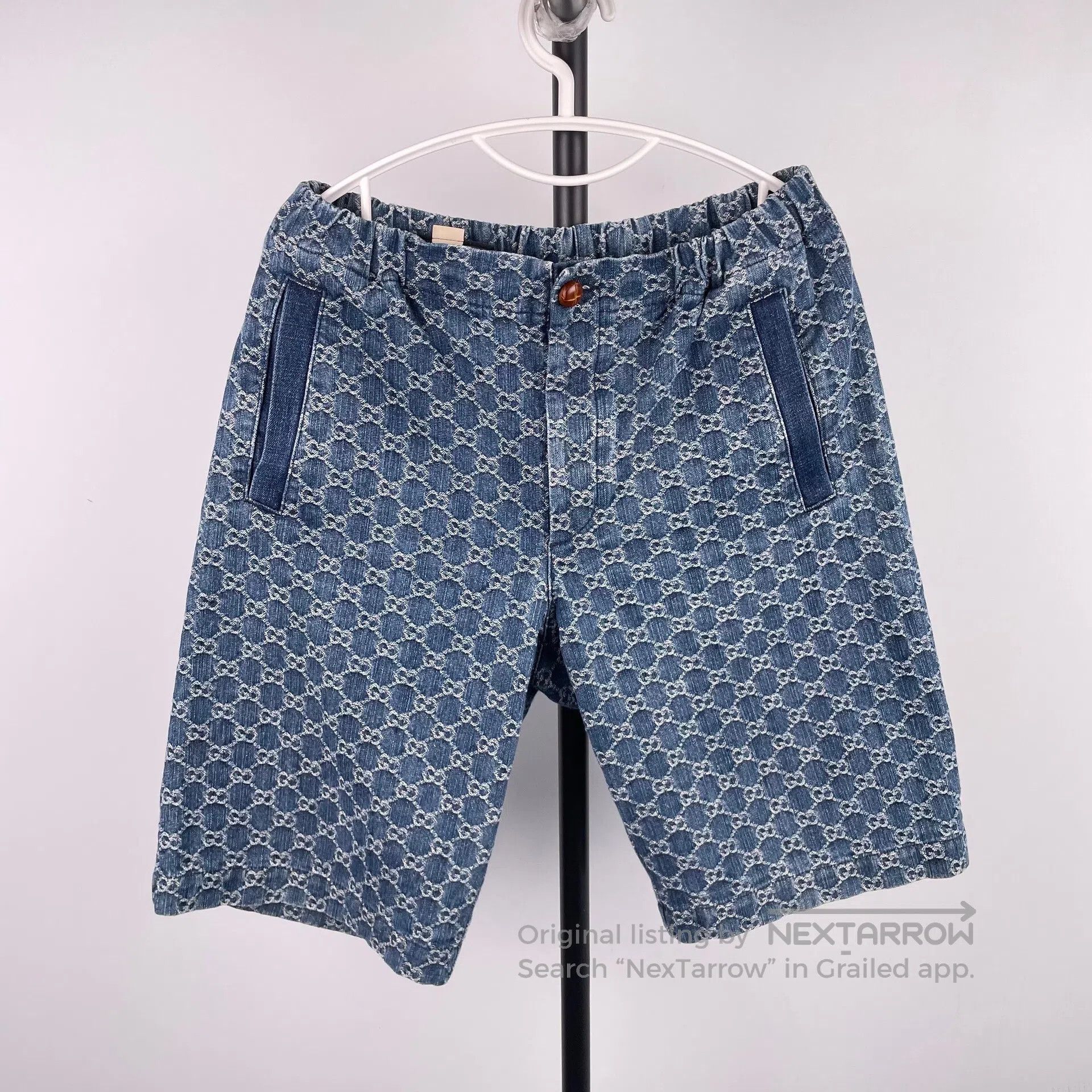 Gucci Guicci Denim washed shorts size 44| Size US 28 / EU 44 - 1 Thumbnail